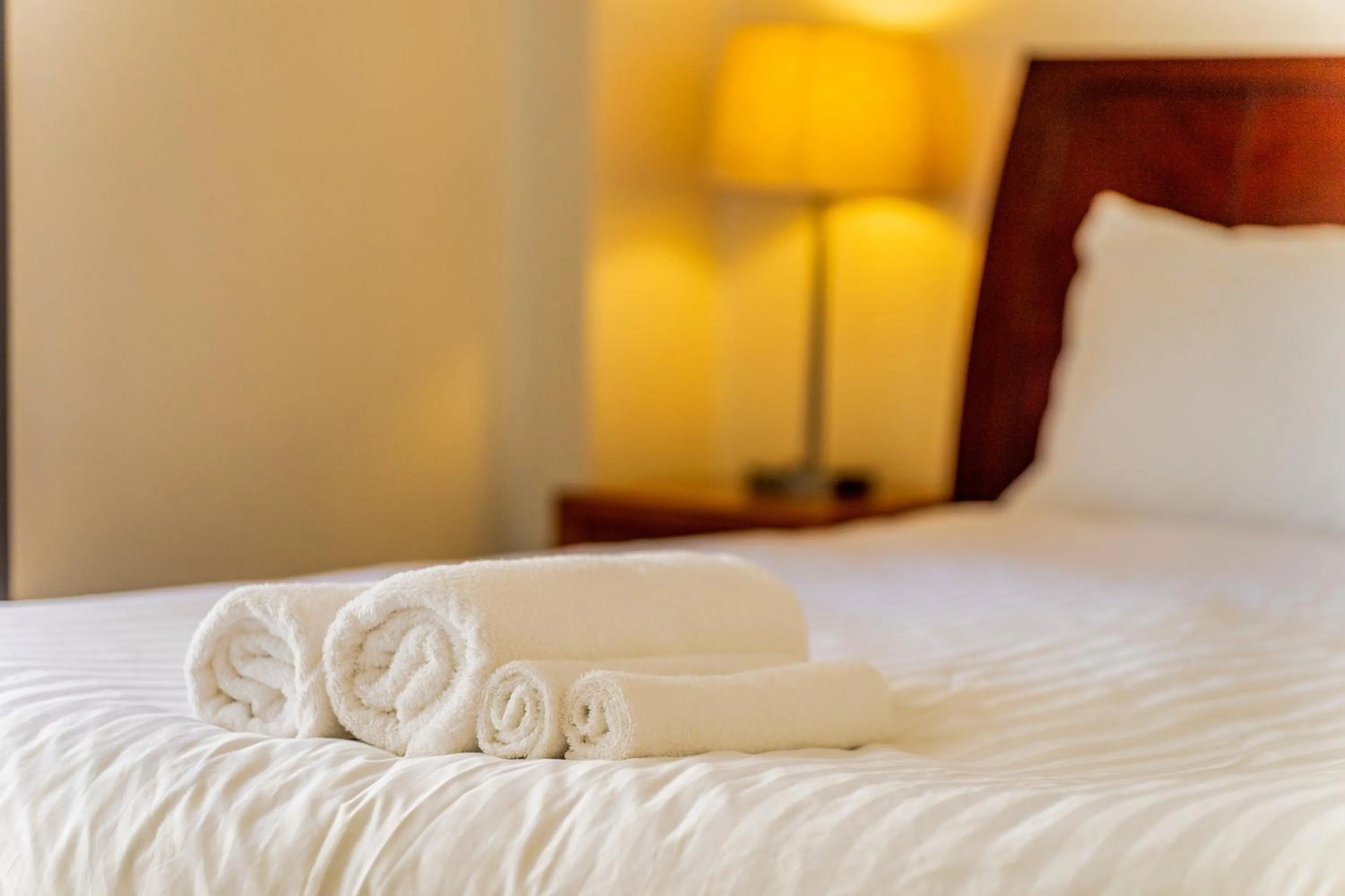 Bedroom, Bed in Olympus Beachfront Apartments