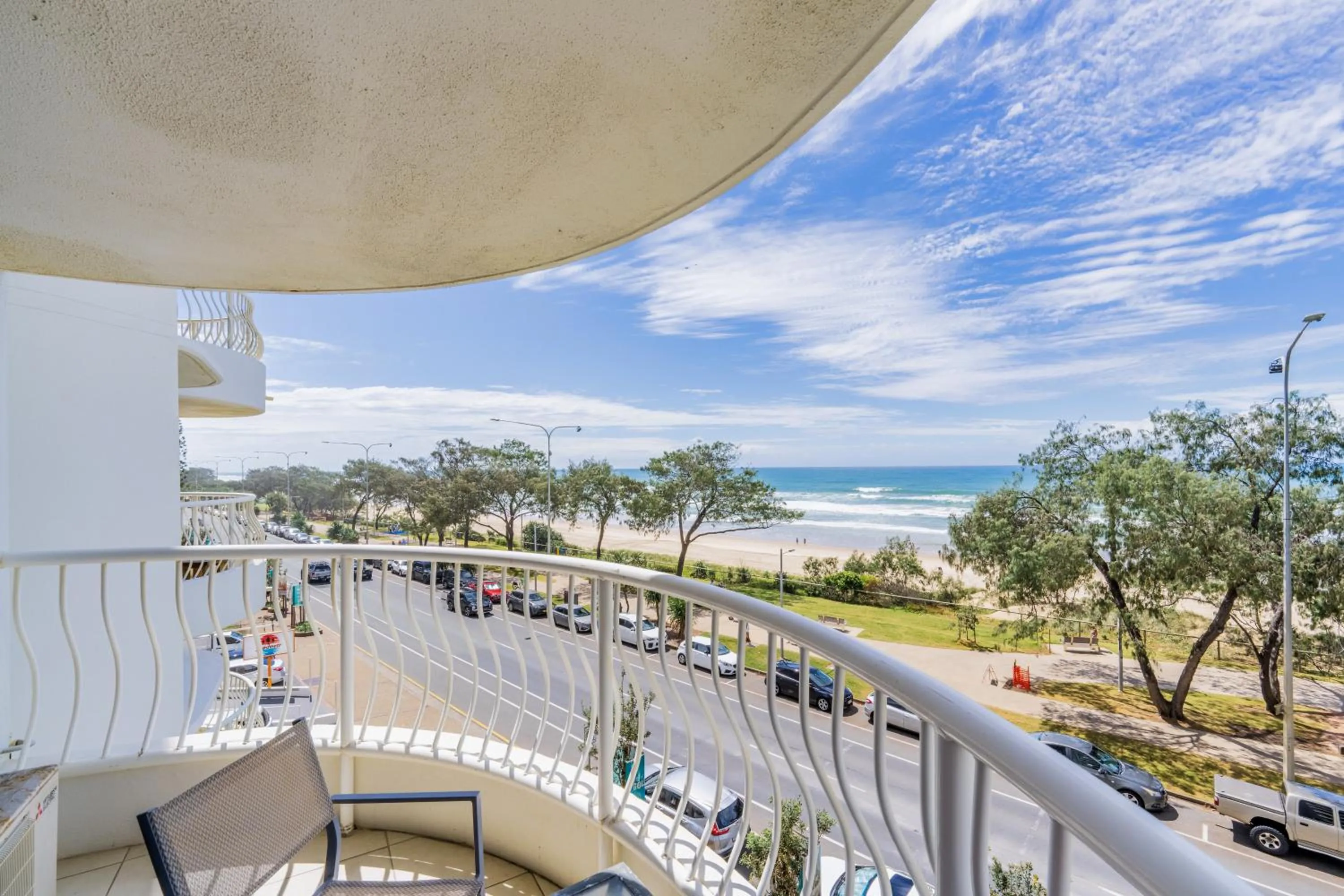 Balcony/Terrace in Olympus Beachfront Apartments