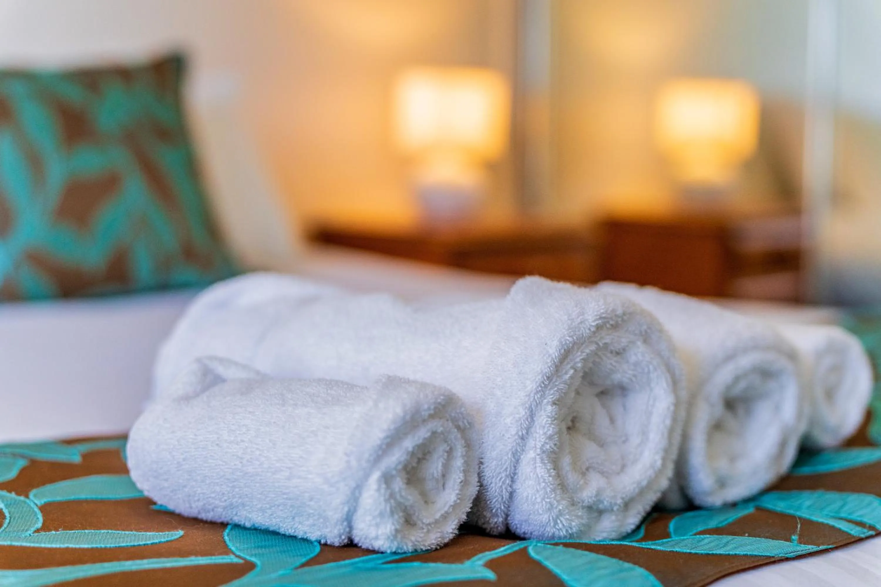 Bedroom, Bed in Olympus Beachfront Apartments