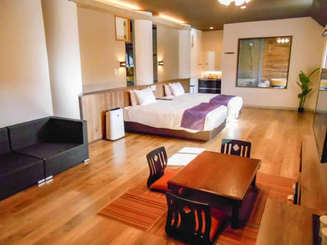 Photo of the whole room, Bed in LiVEMAX RESORT Kusatsu Onsen