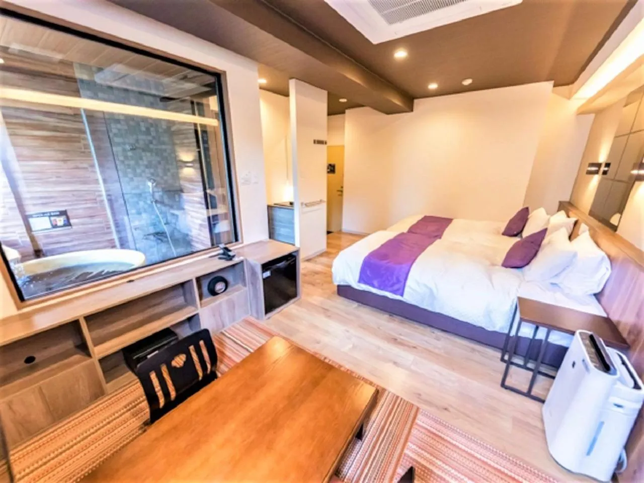 Bed in LiVEMAX RESORT Kusatsu Onsen