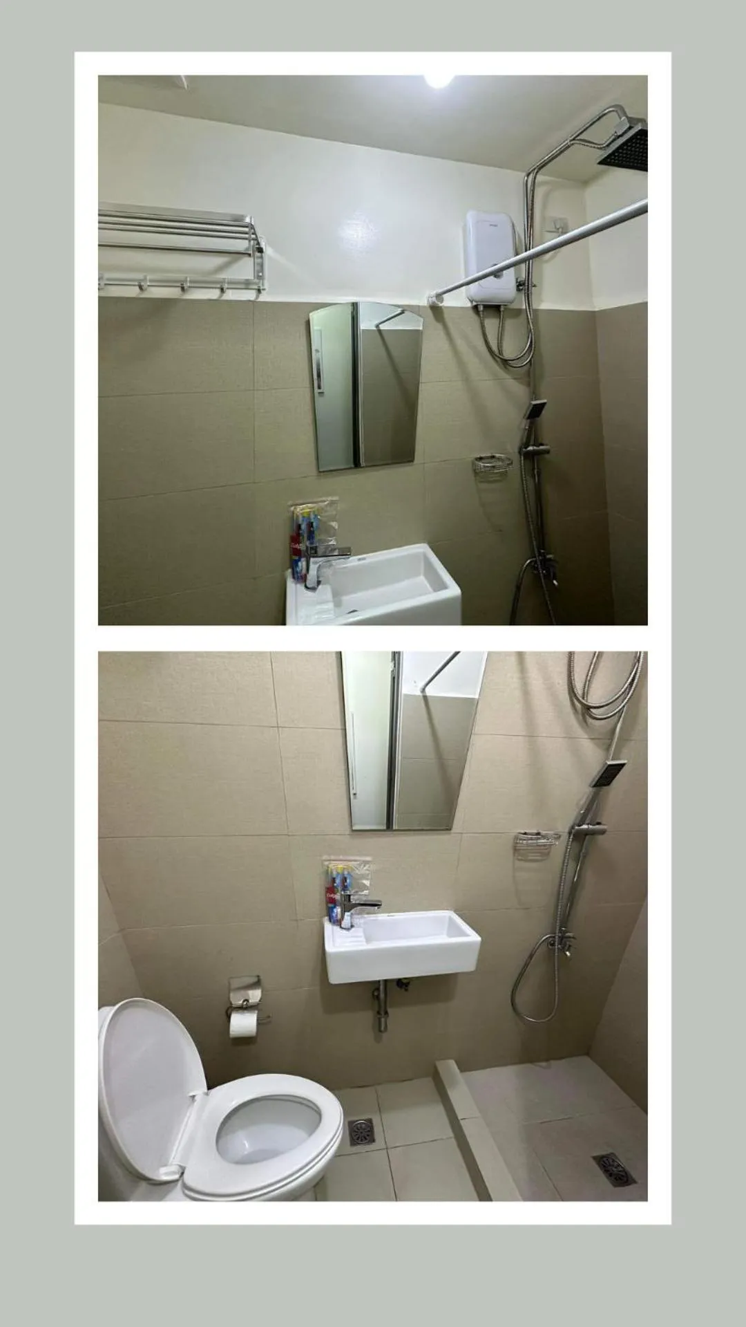 Shower in Green Residences Stays by PBYY