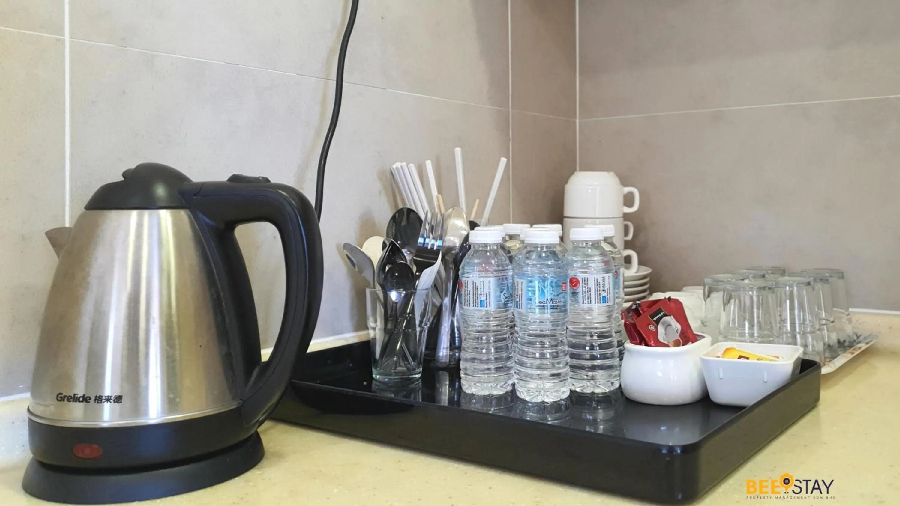 Kitchen or kitchenette in Gold Coast Morib Studio l Apartment I Penthouse