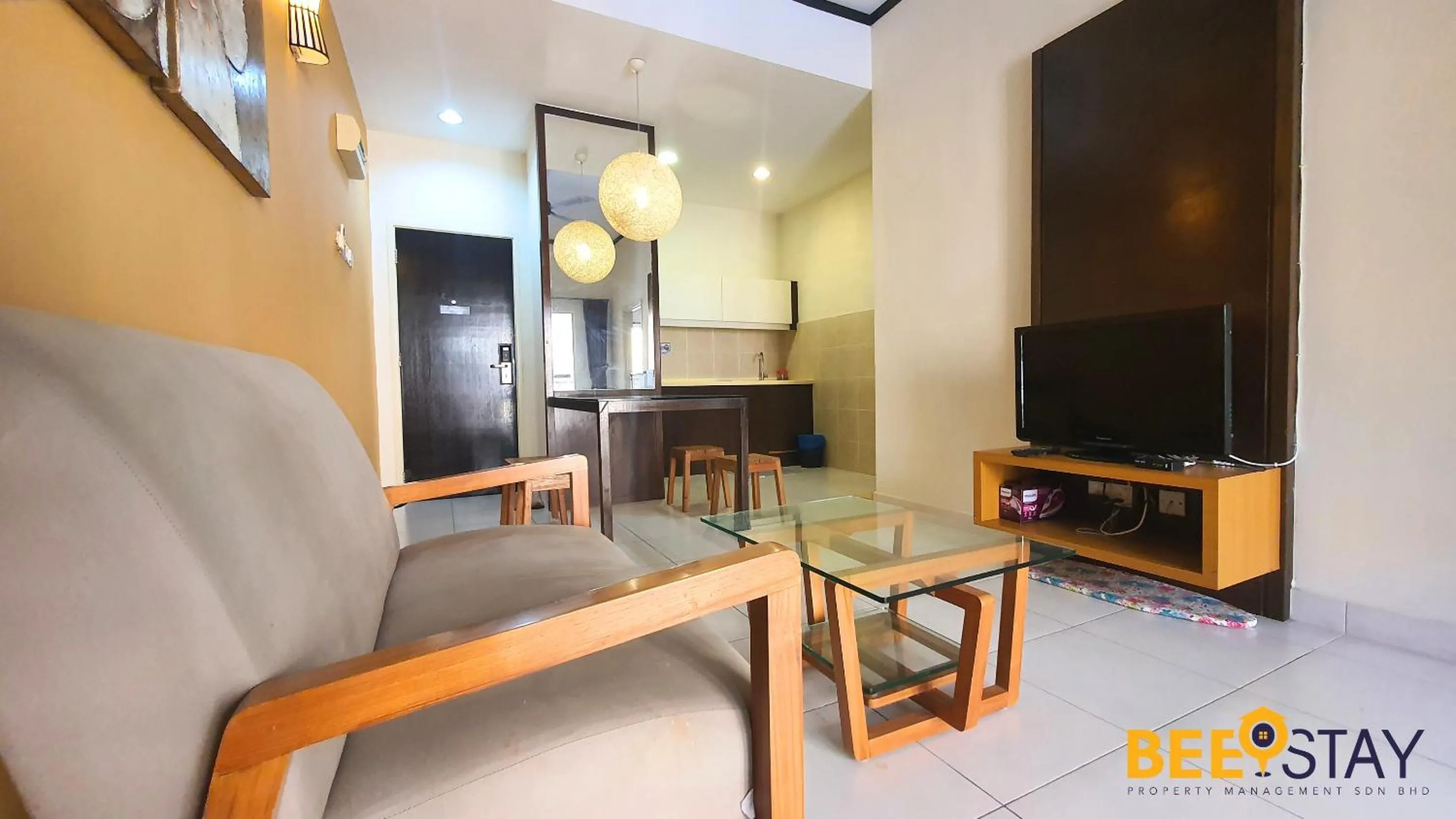 Living room in Gold Coast Morib Studio l Apartment I Penthouse