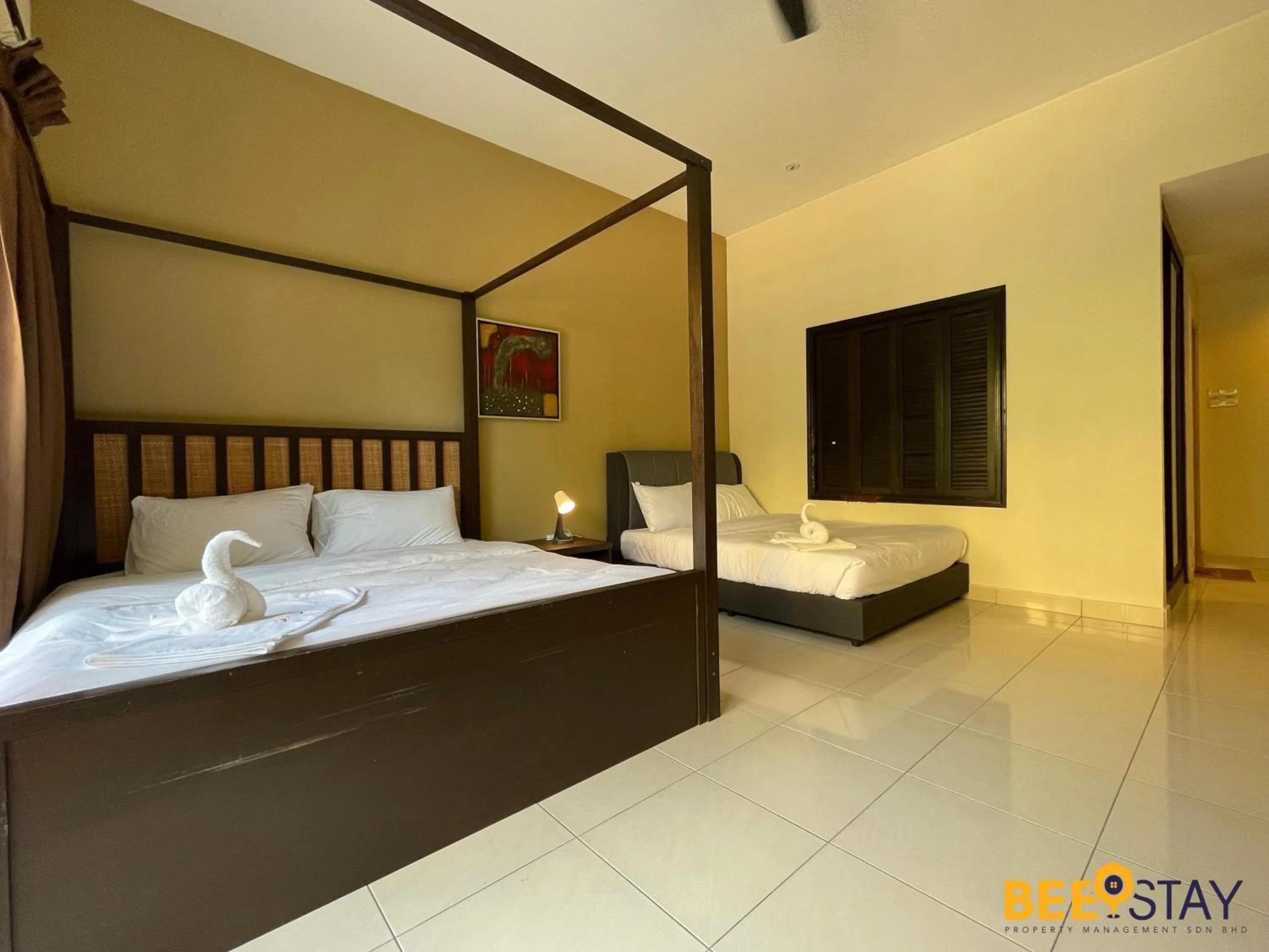 Bed in Gold Coast Morib Studio l Apartment I Penthouse