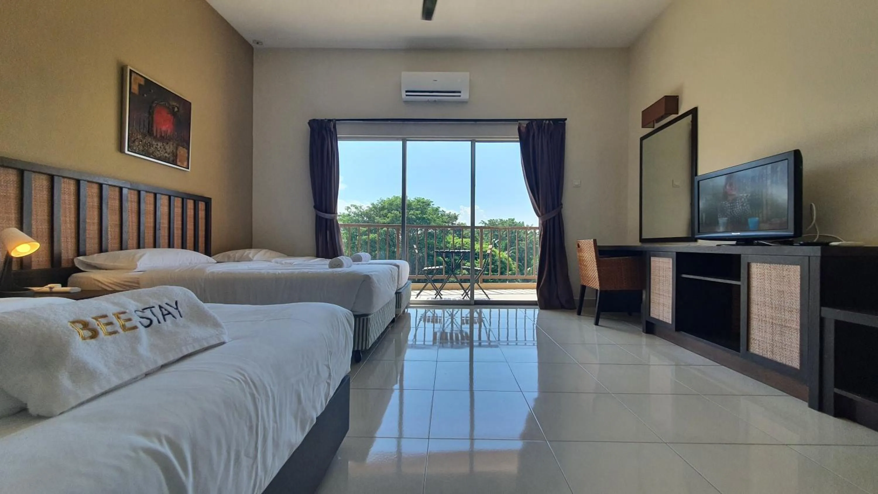 Bed in Gold Coast Morib Studio l Apartment I Penthouse