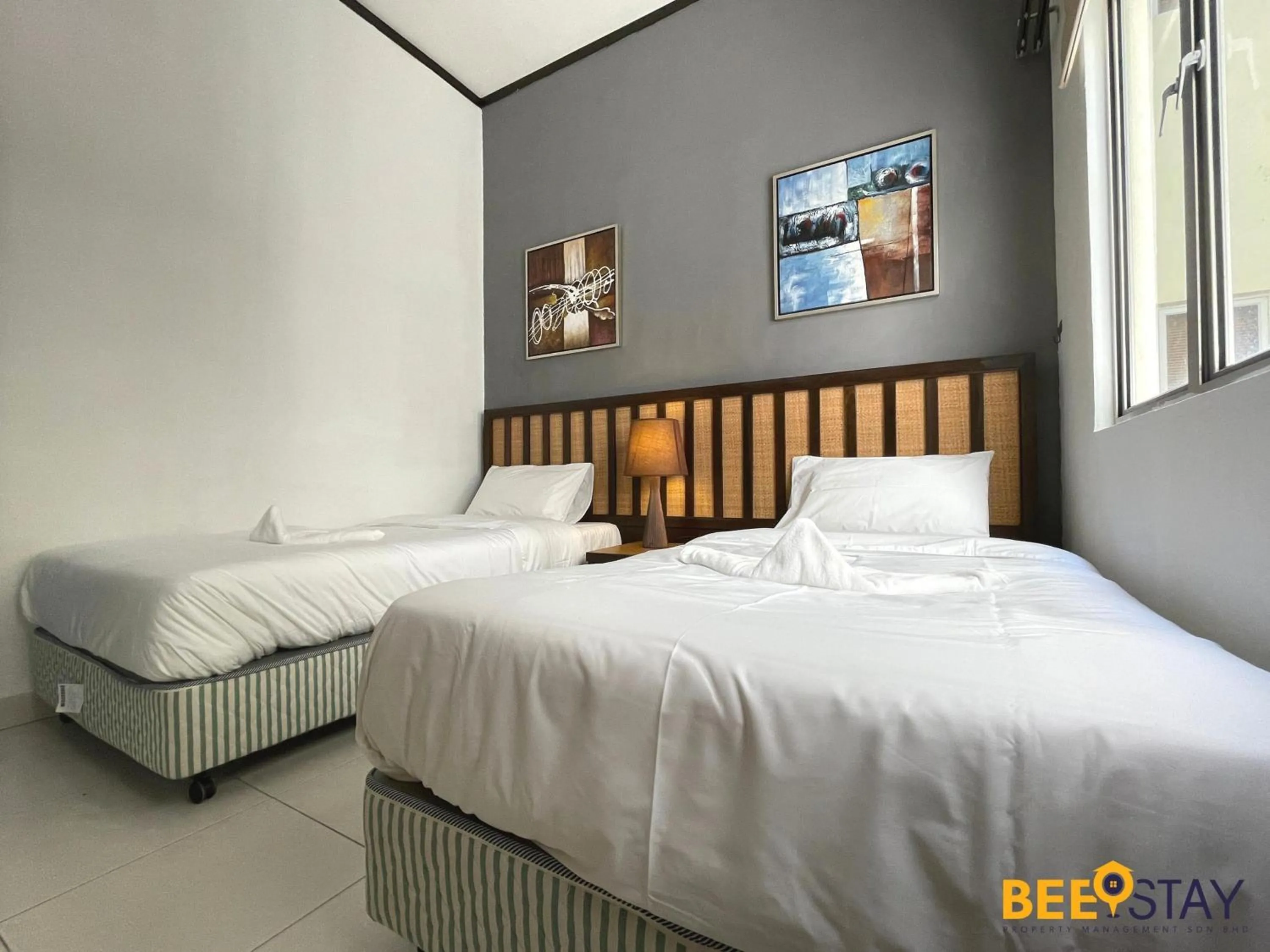 Bedroom, Bed in Gold Coast Morib Studio l Apartment I Penthouse