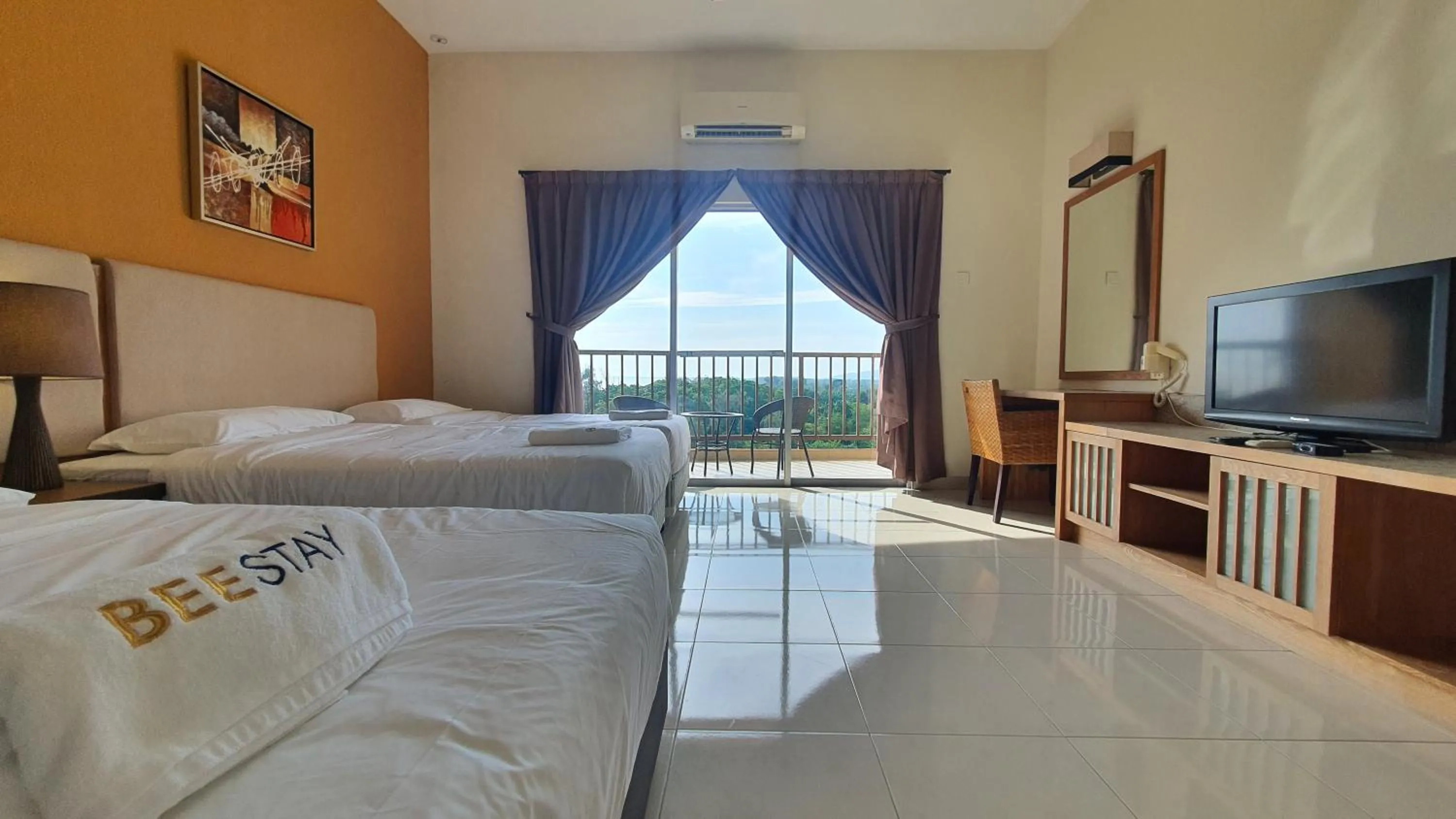 Bed in Gold Coast Morib Studio l Apartment I Penthouse