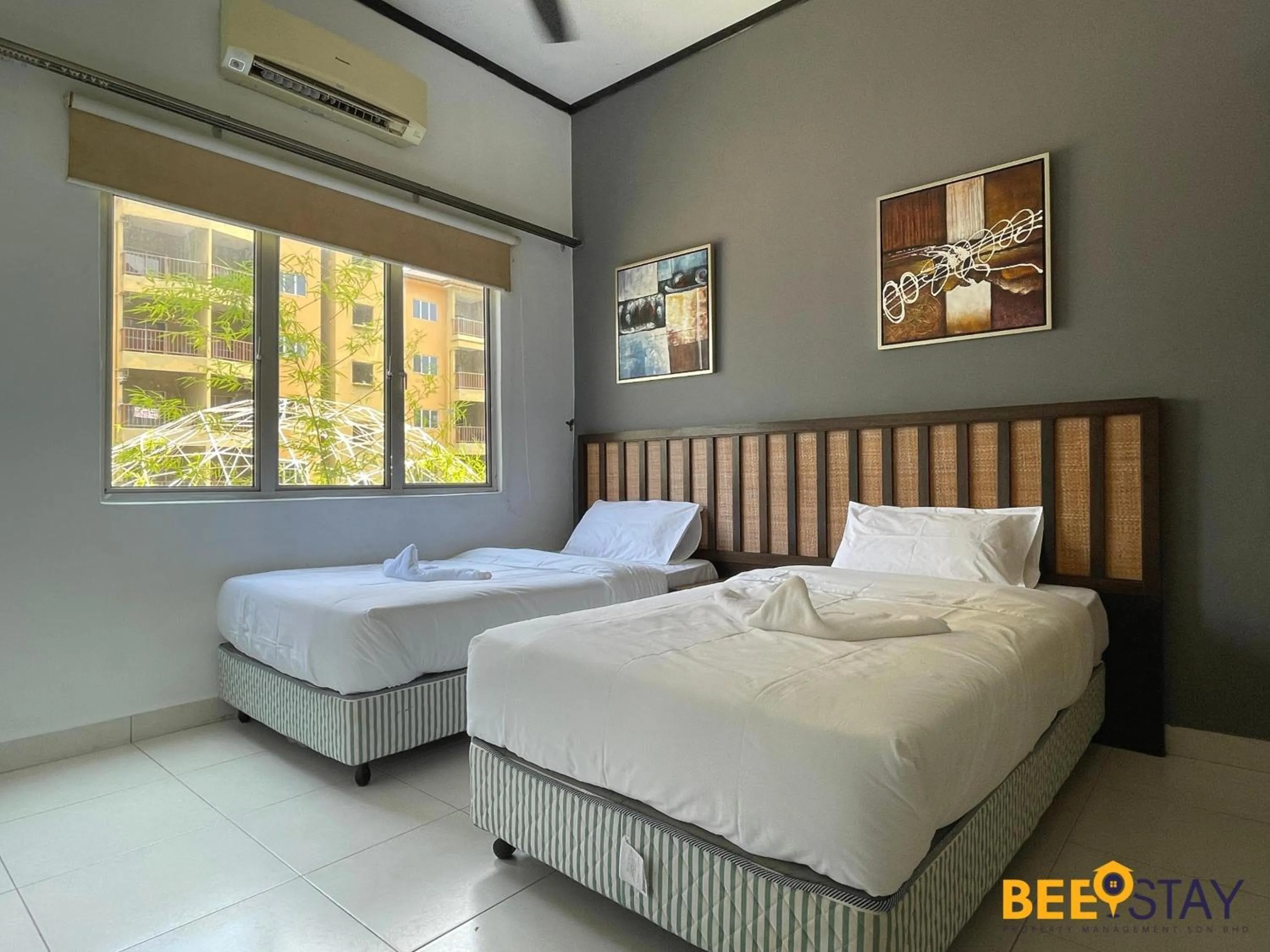 Bedroom, Bed in Gold Coast Morib Studio l Apartment I Penthouse