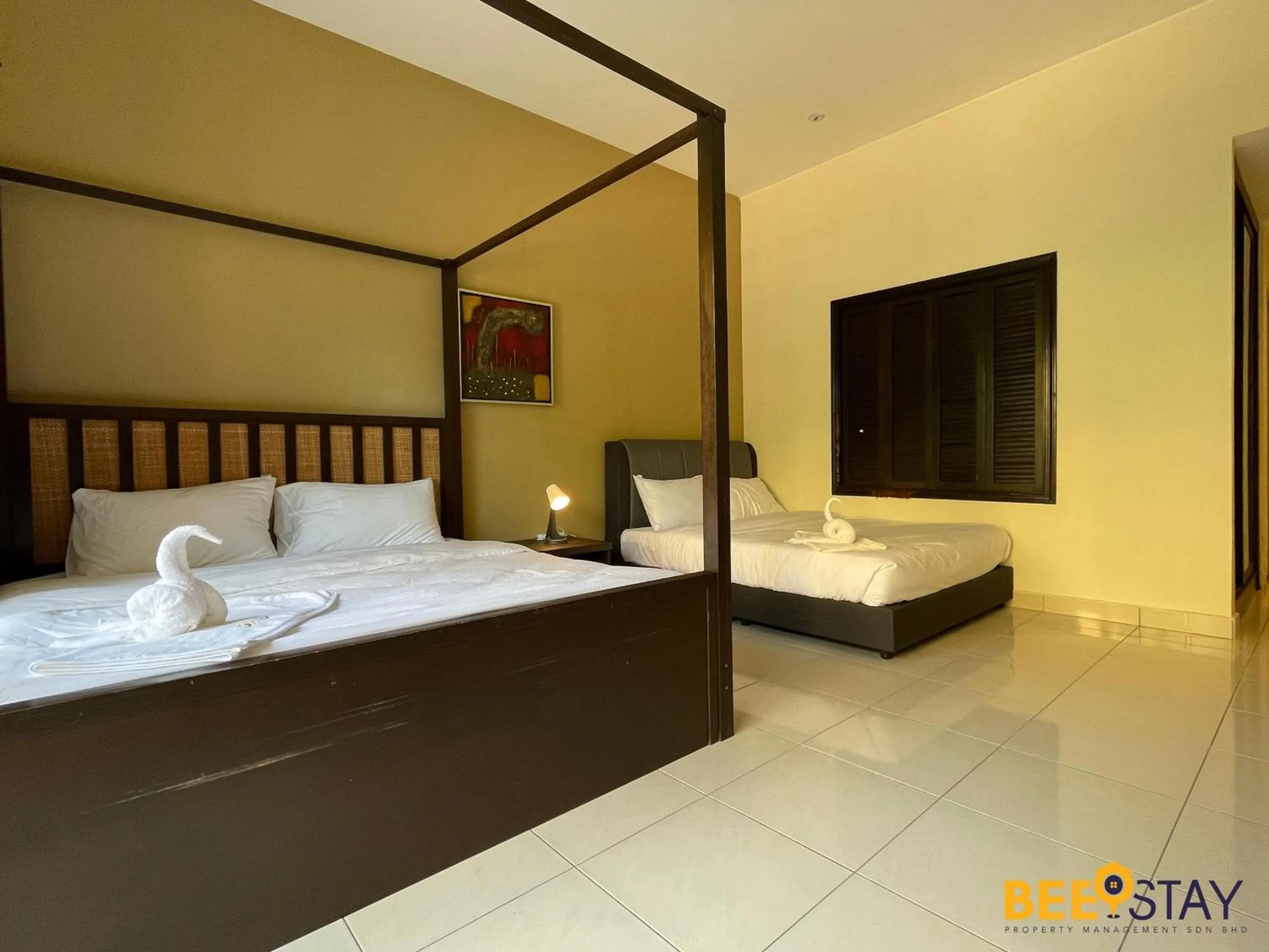 Bed in Gold Coast Morib Studio l Apartment I Penthouse