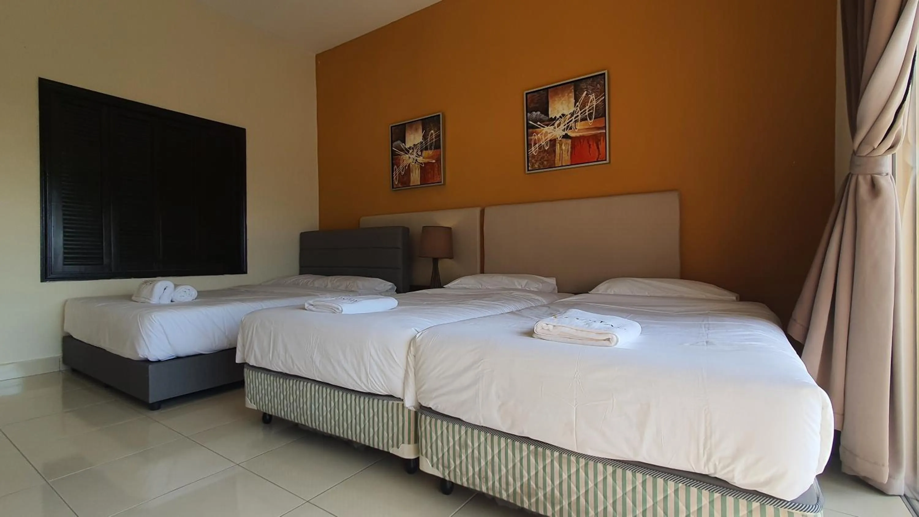 Bed in Gold Coast Morib Studio l Apartment I Penthouse