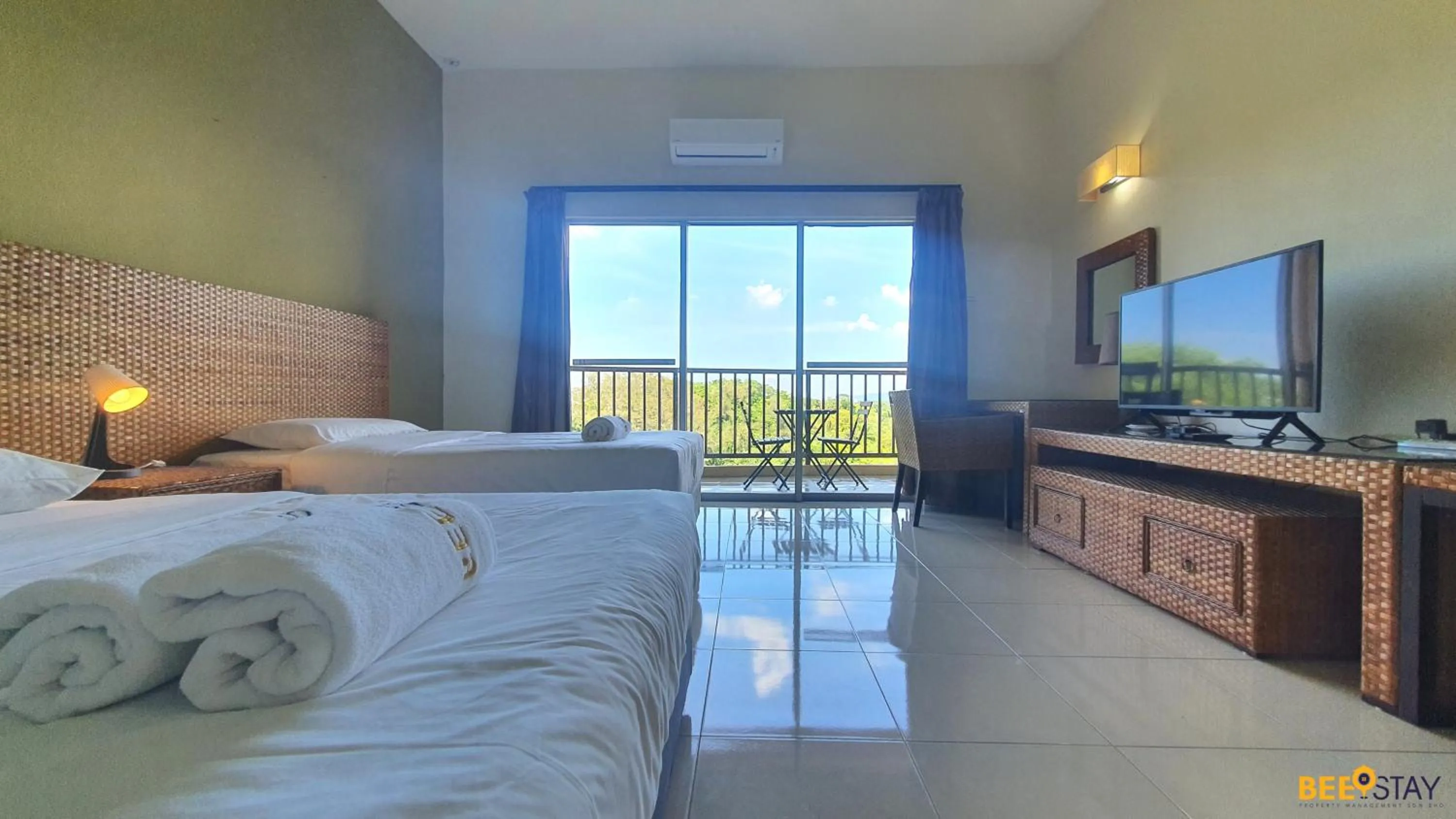 Bedroom, Bed in Gold Coast Morib Studio l Apartment I Penthouse