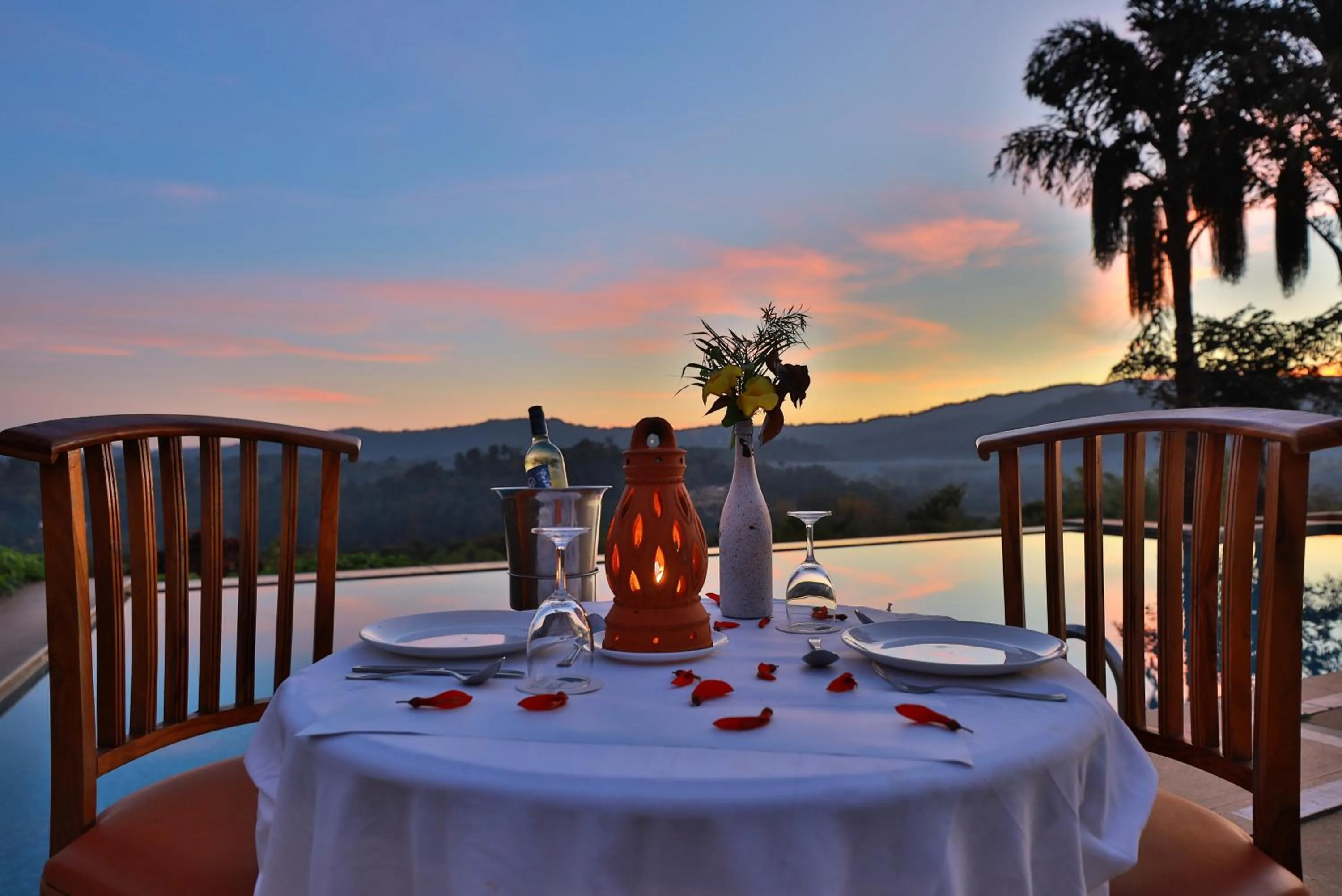 Sunset in Heritage Resort Coorg