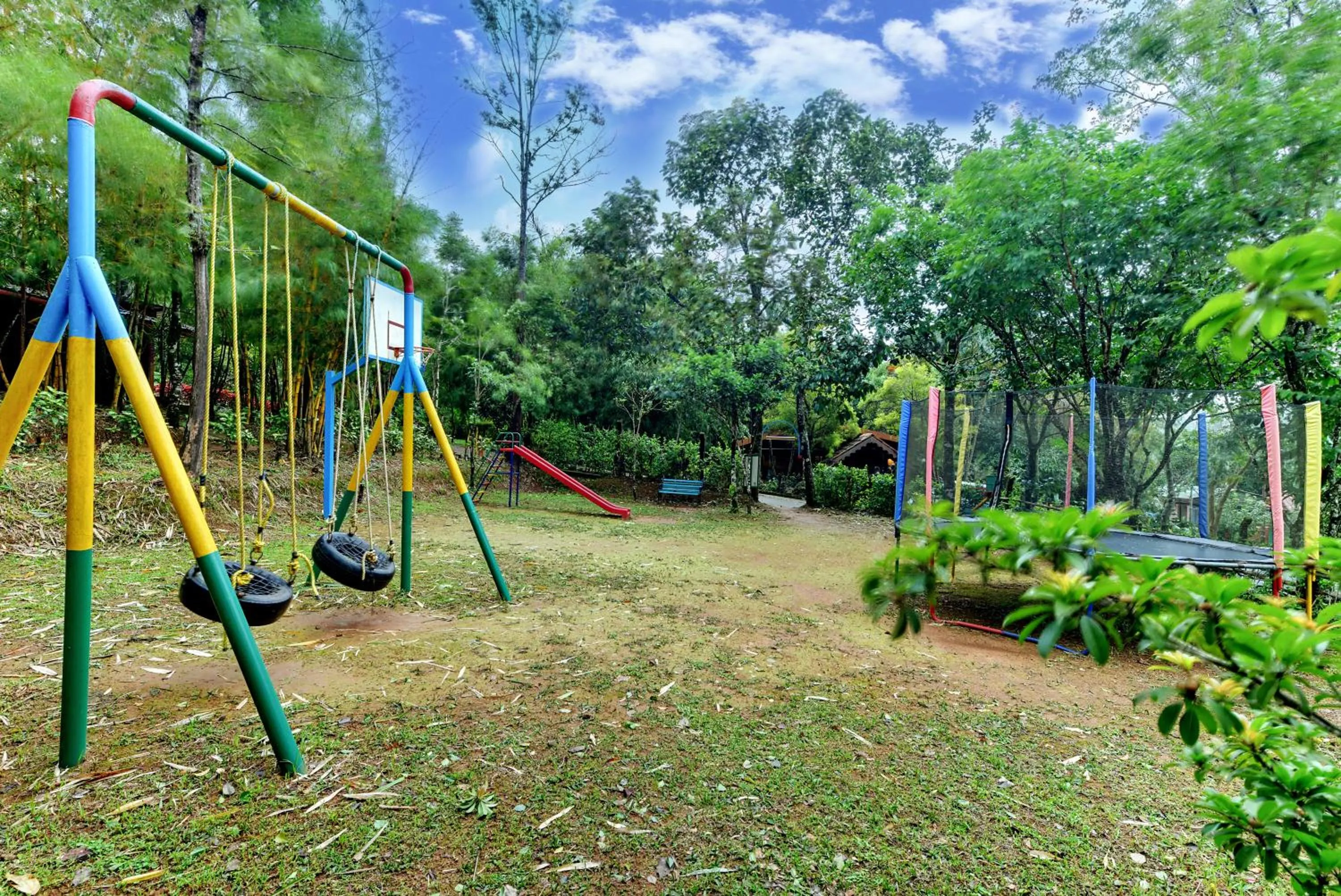 Children play ground in Heritage Resort Coorg