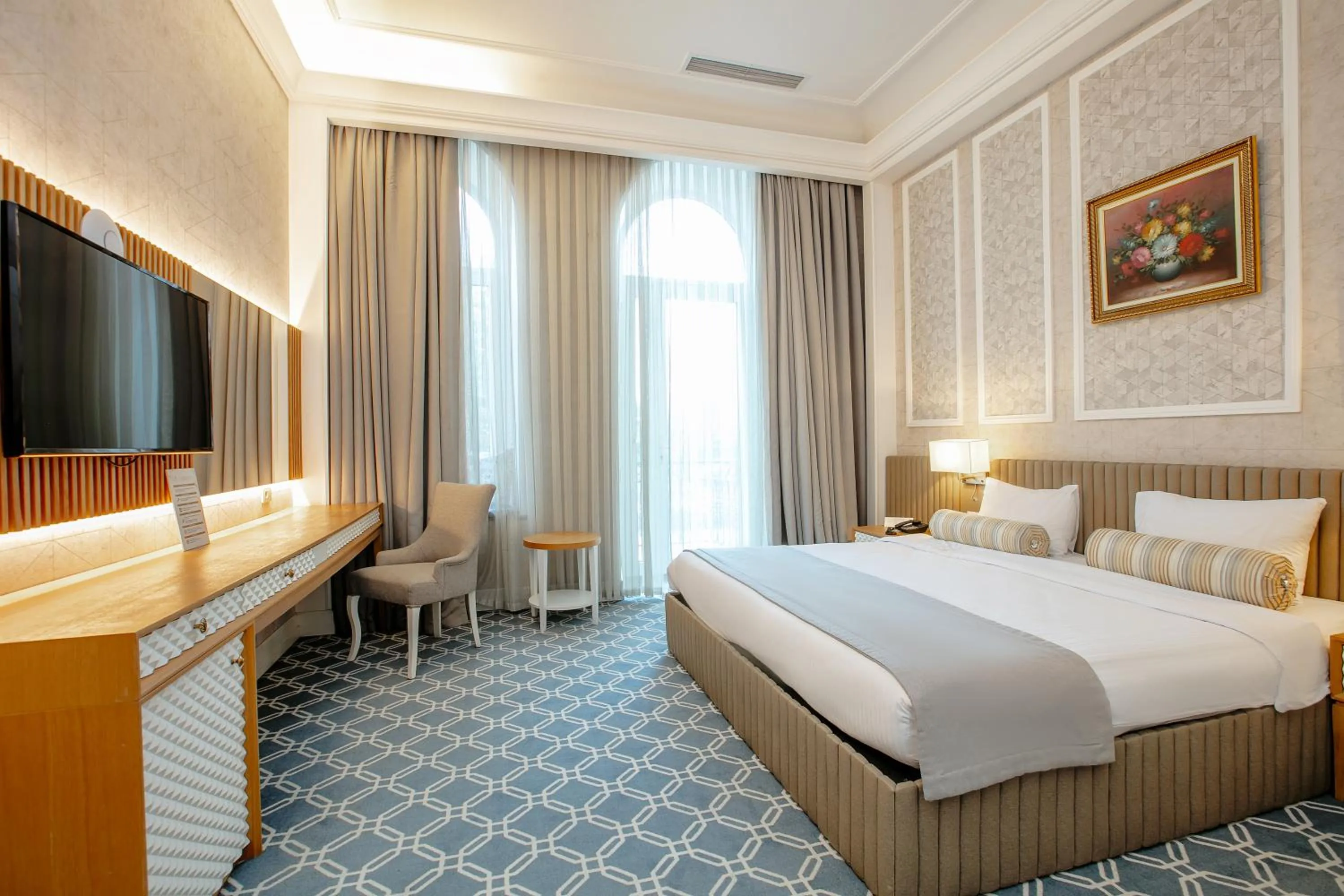 Bed in Promenade Hotel Baku