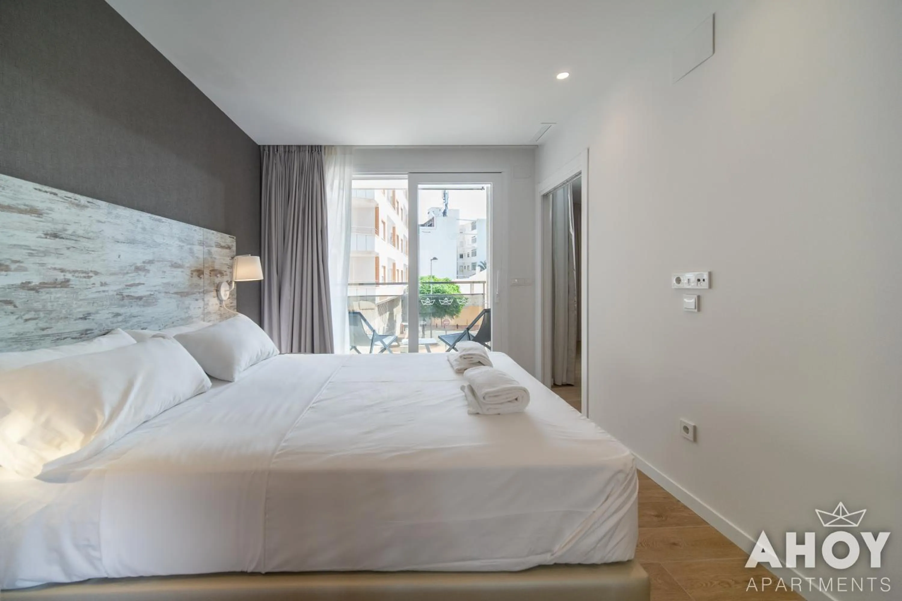 Bedroom, Bed in Ahoy Apartments