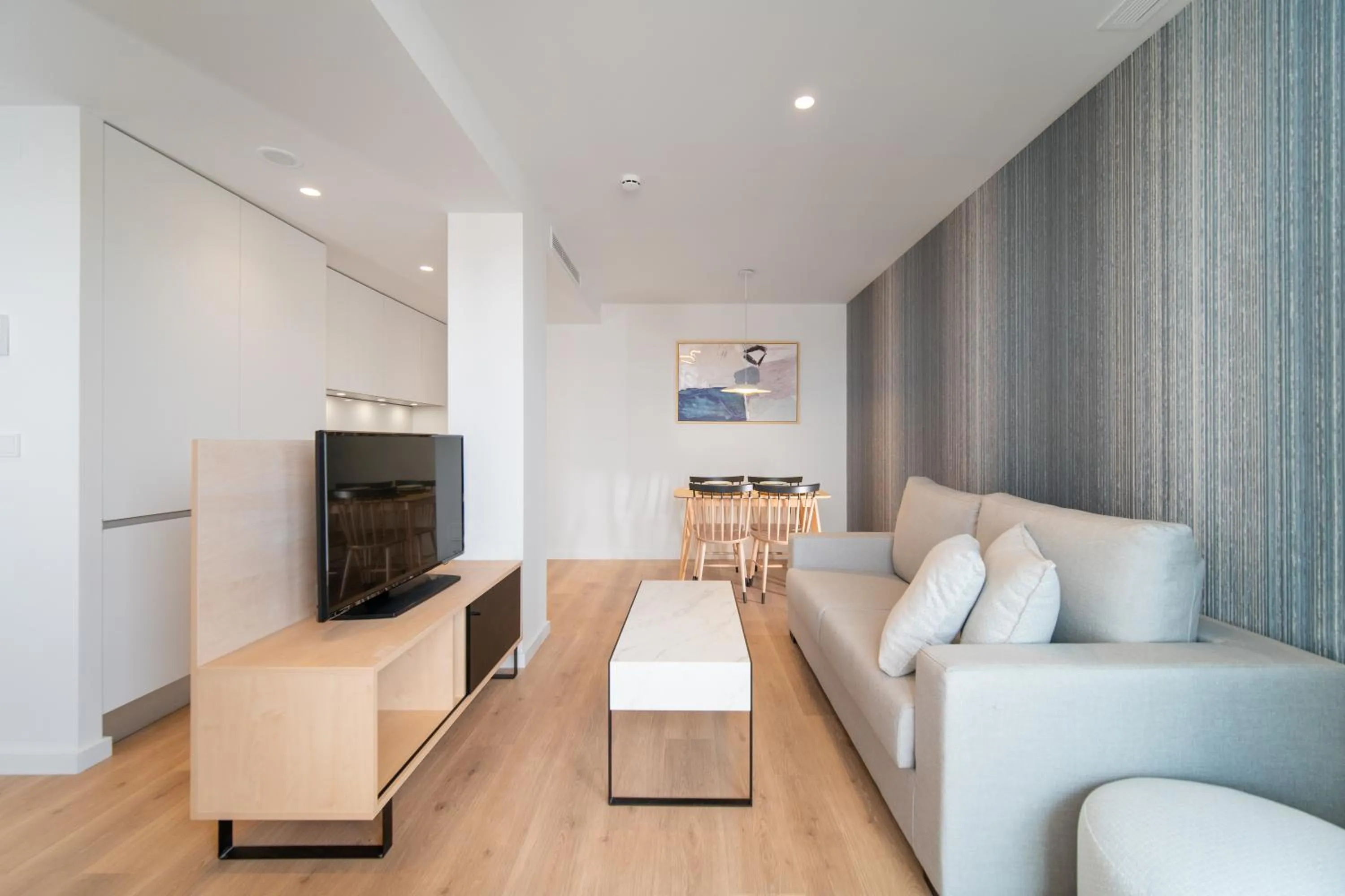 Living room in Ahoy Apartments