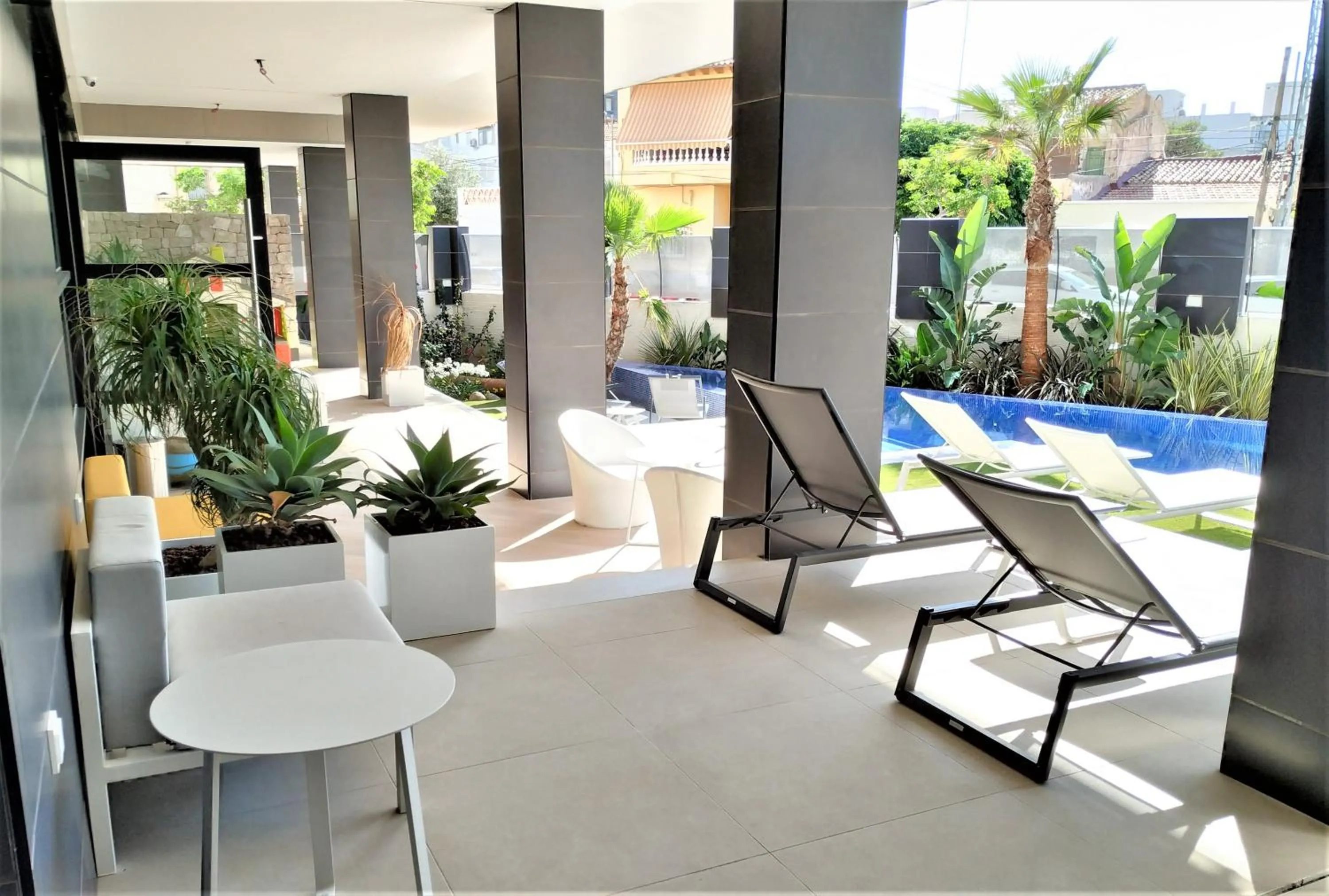 Patio in Ahoy Apartments