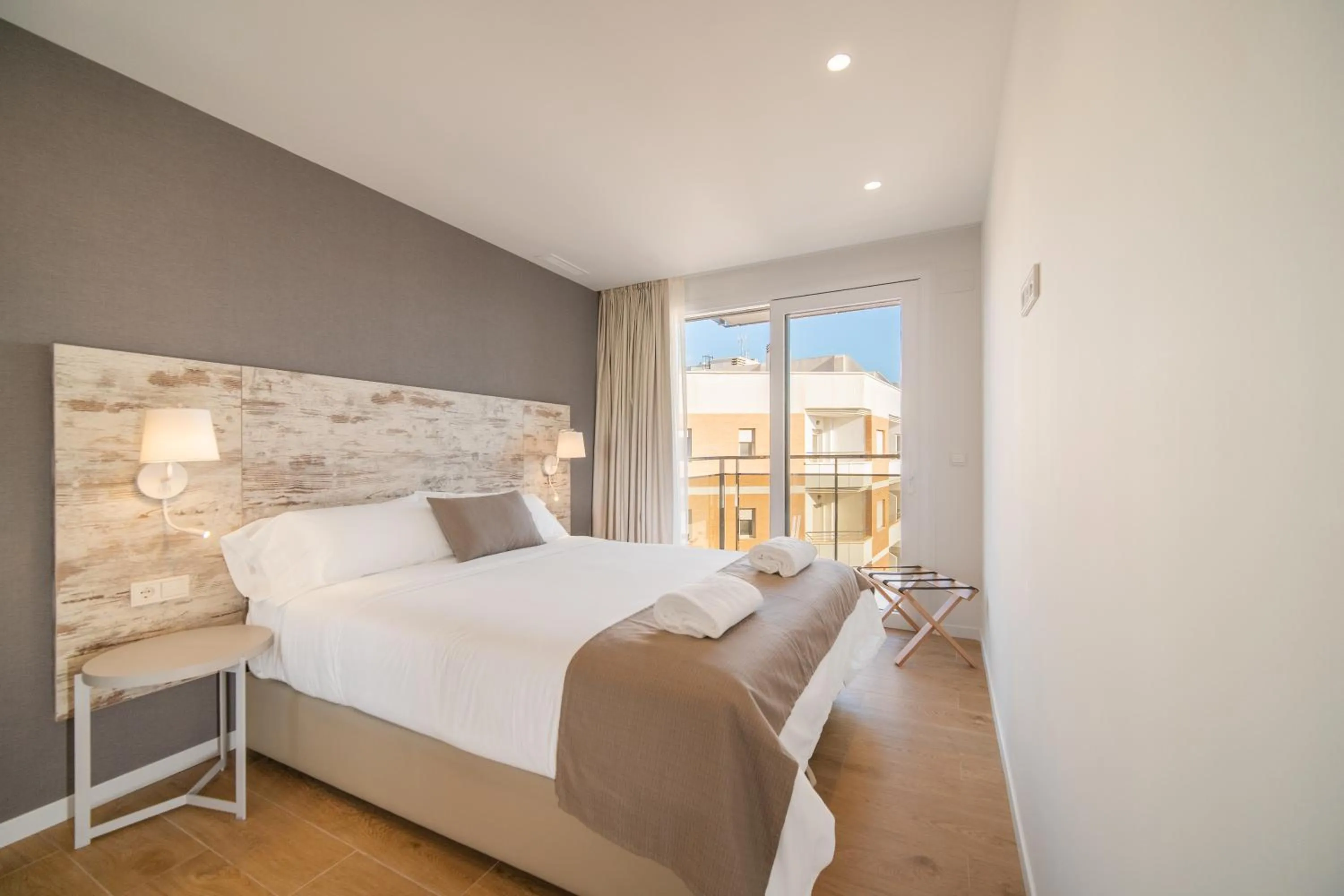 Bedroom, Bed in Ahoy Apartments