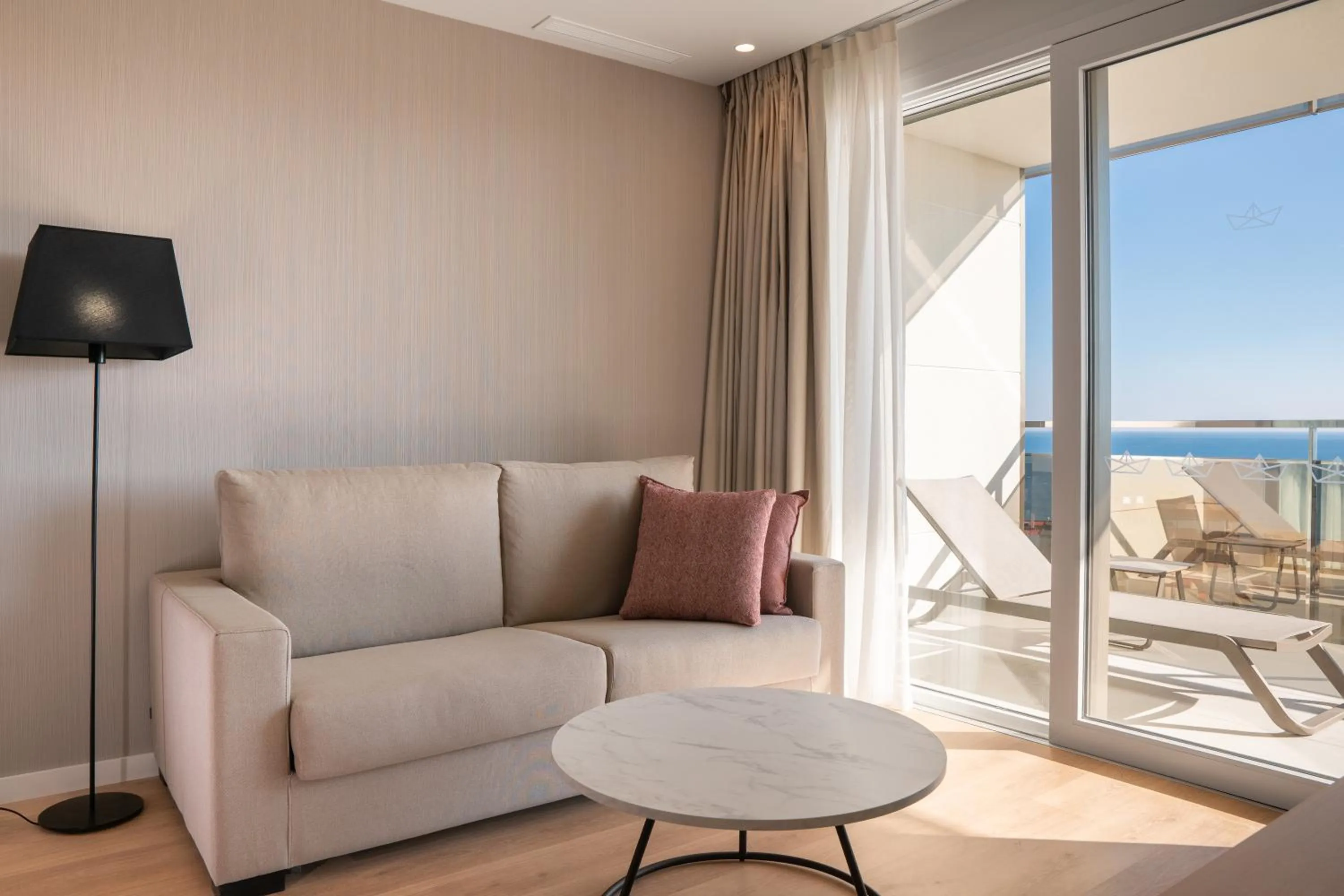 Living room in Ahoy Apartments