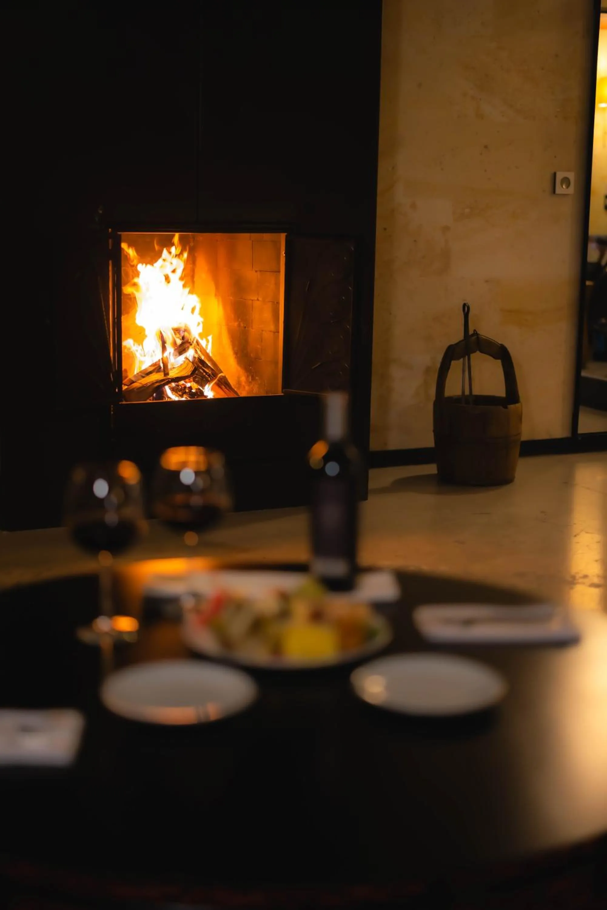fireplace in Carus Cappadocia