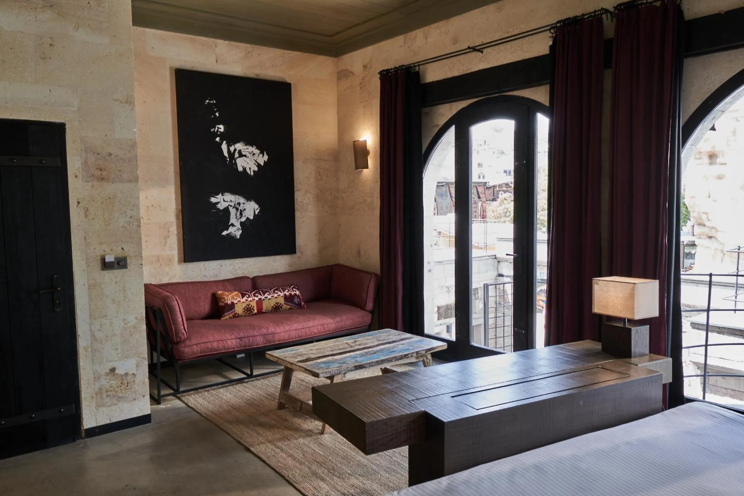 Seating area in Carus Cappadocia