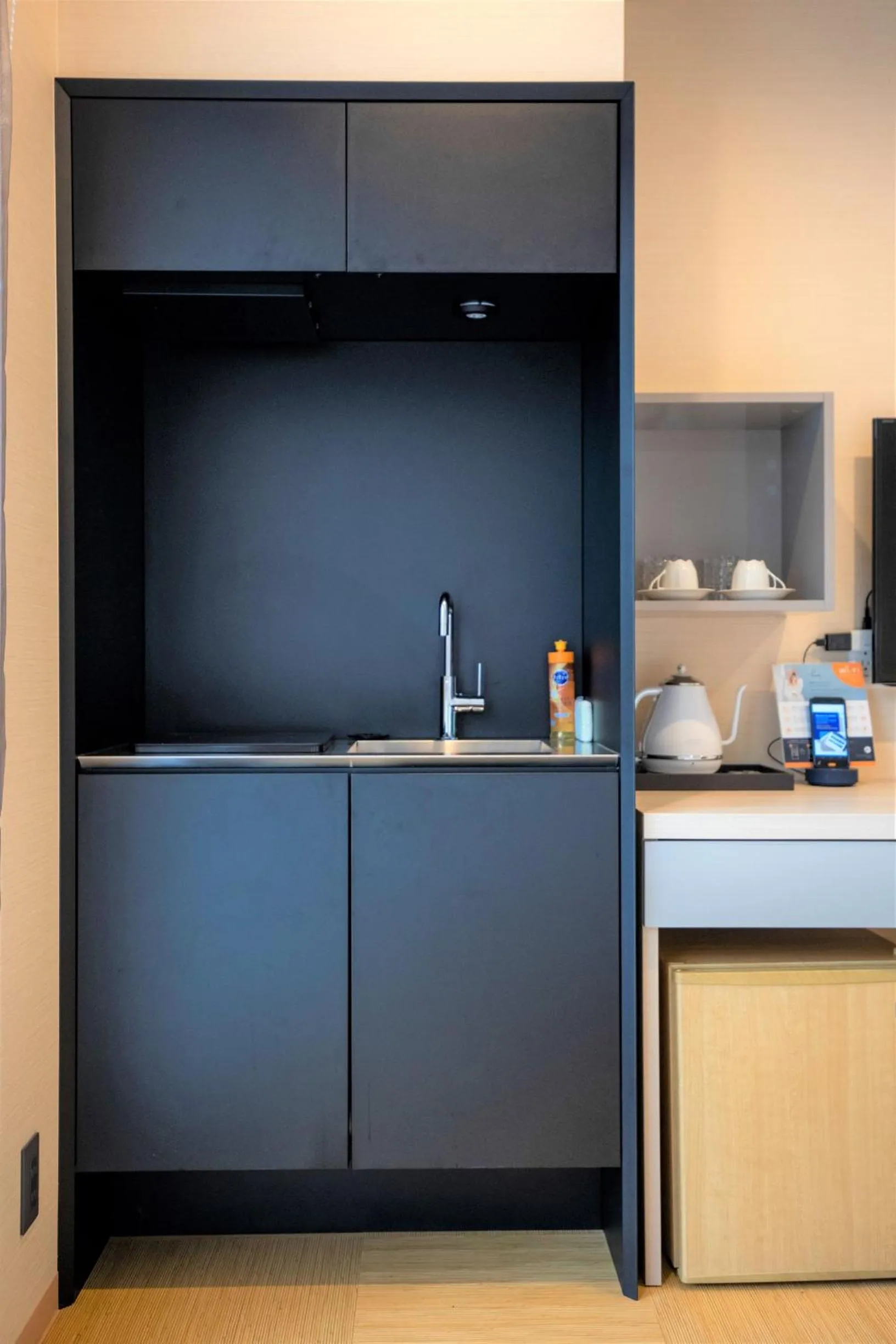 Kitchen or kitchenette in SOLA HOTEL