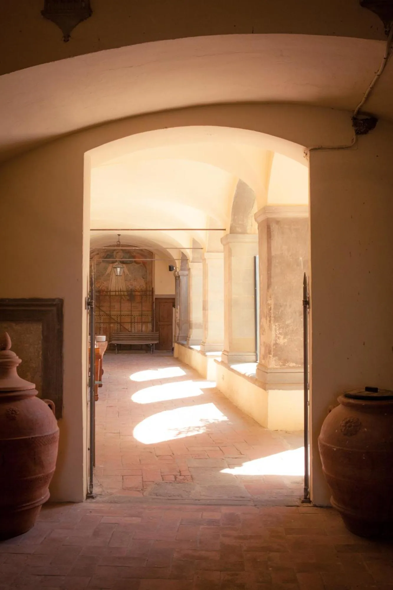 On site in Fattoria di Maiano