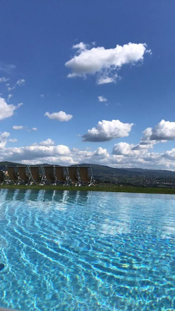 Swimming pool in Fattoria di Maiano