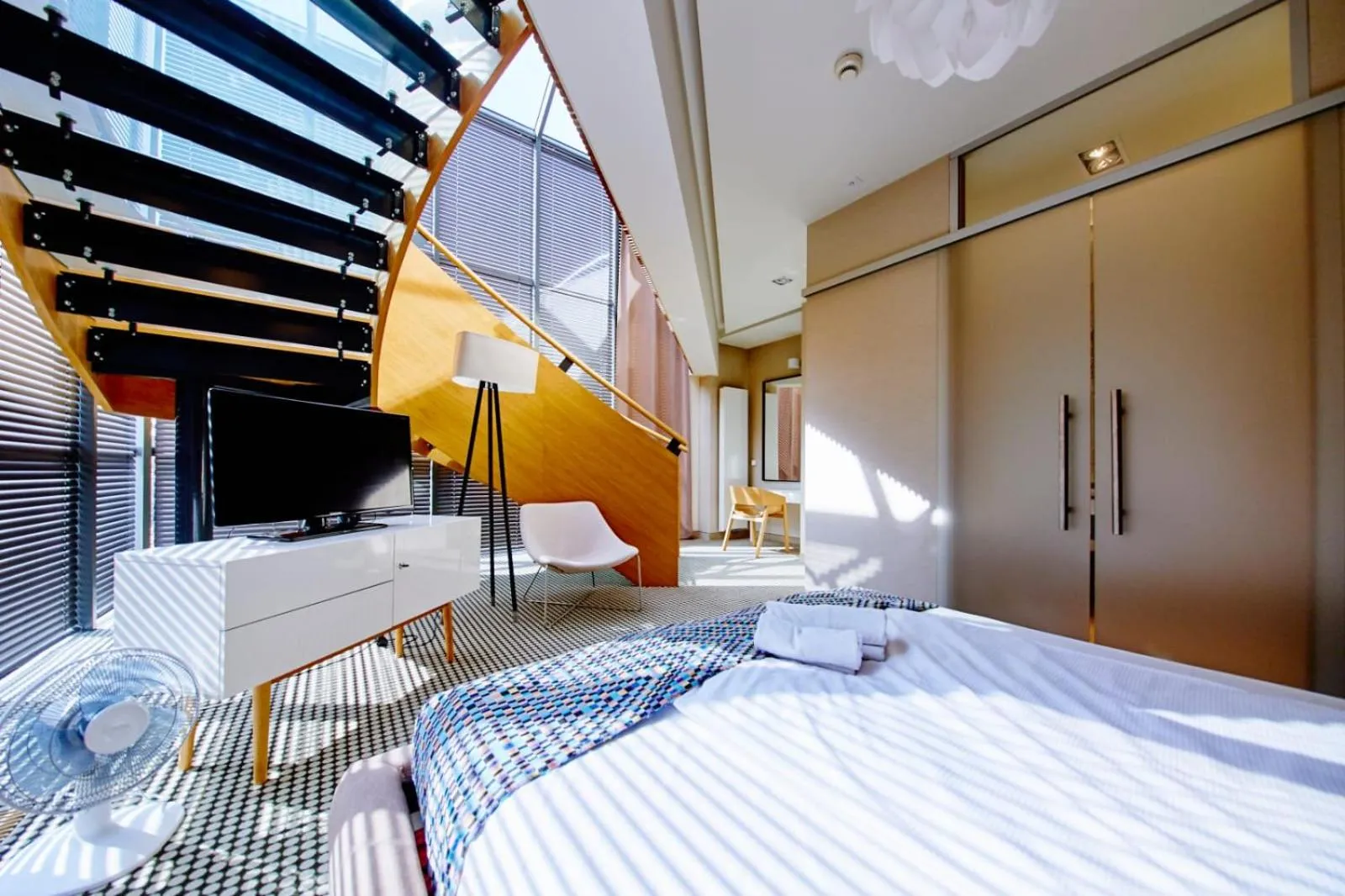 Bed in Hotel Great Polonia Velvet Suwałki