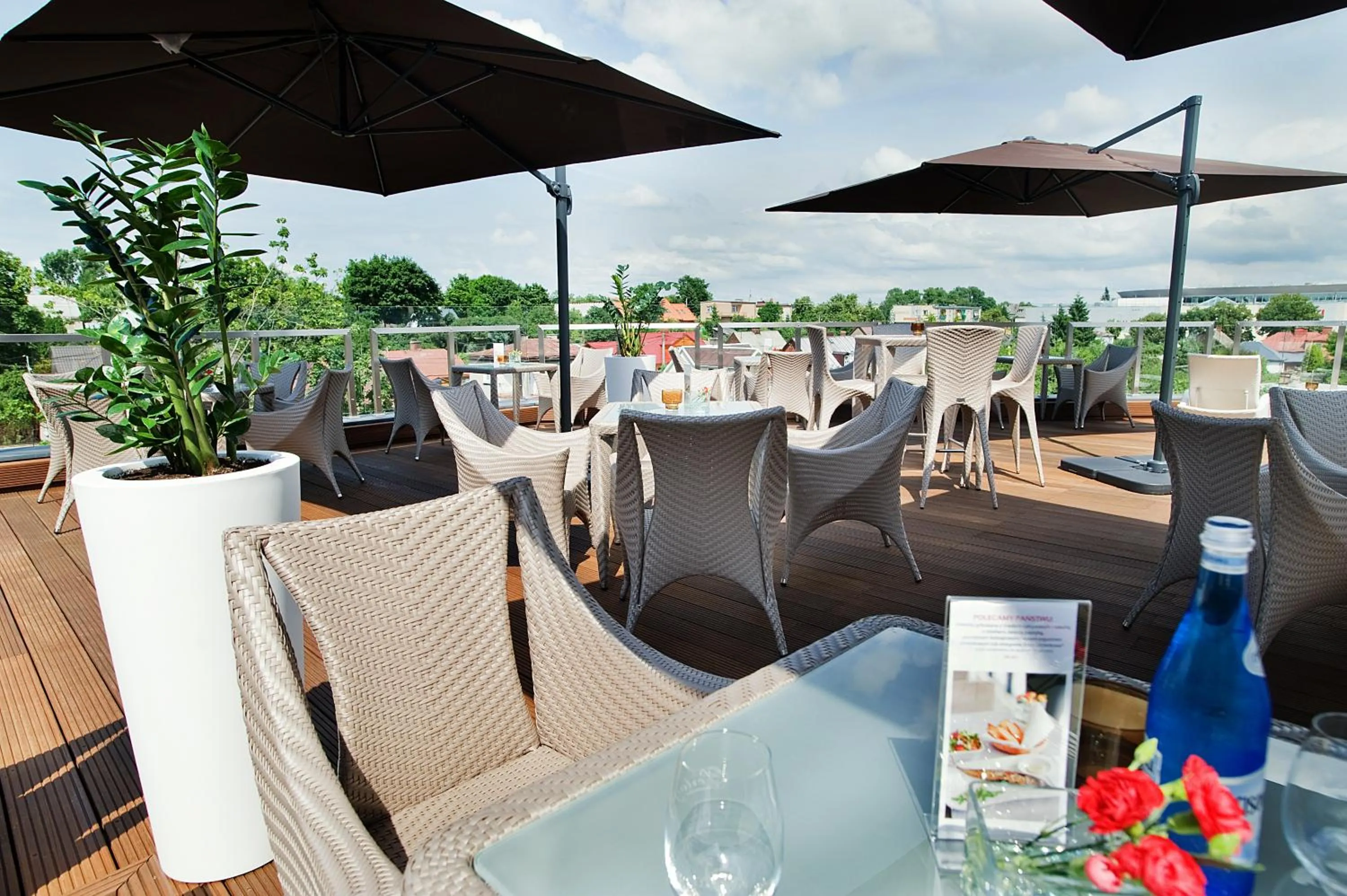 Balcony/Terrace in Hotel Great Polonia Velvet Suwałki