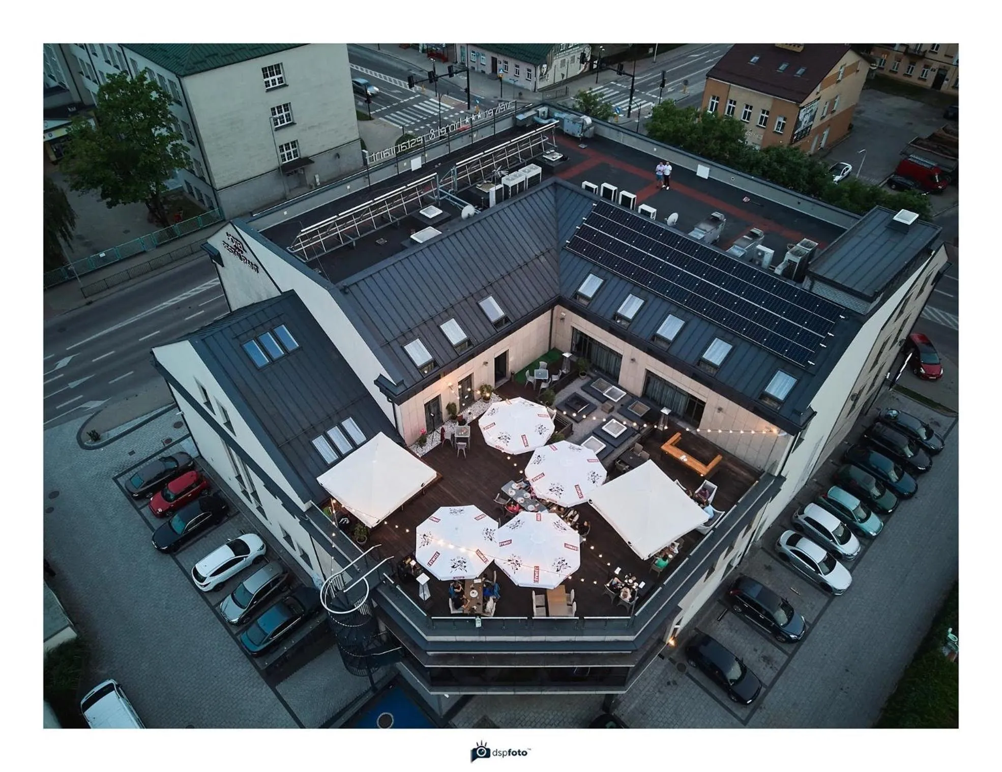 Bird's eye view in Hotel Great Polonia Velvet Suwałki