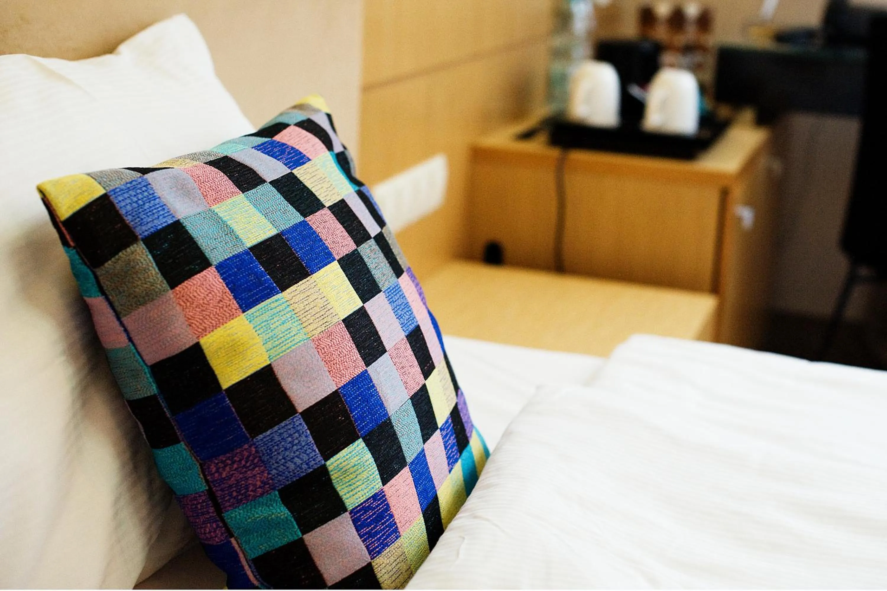 Decorative detail, Bed in Hotel Great Polonia Velvet Suwałki