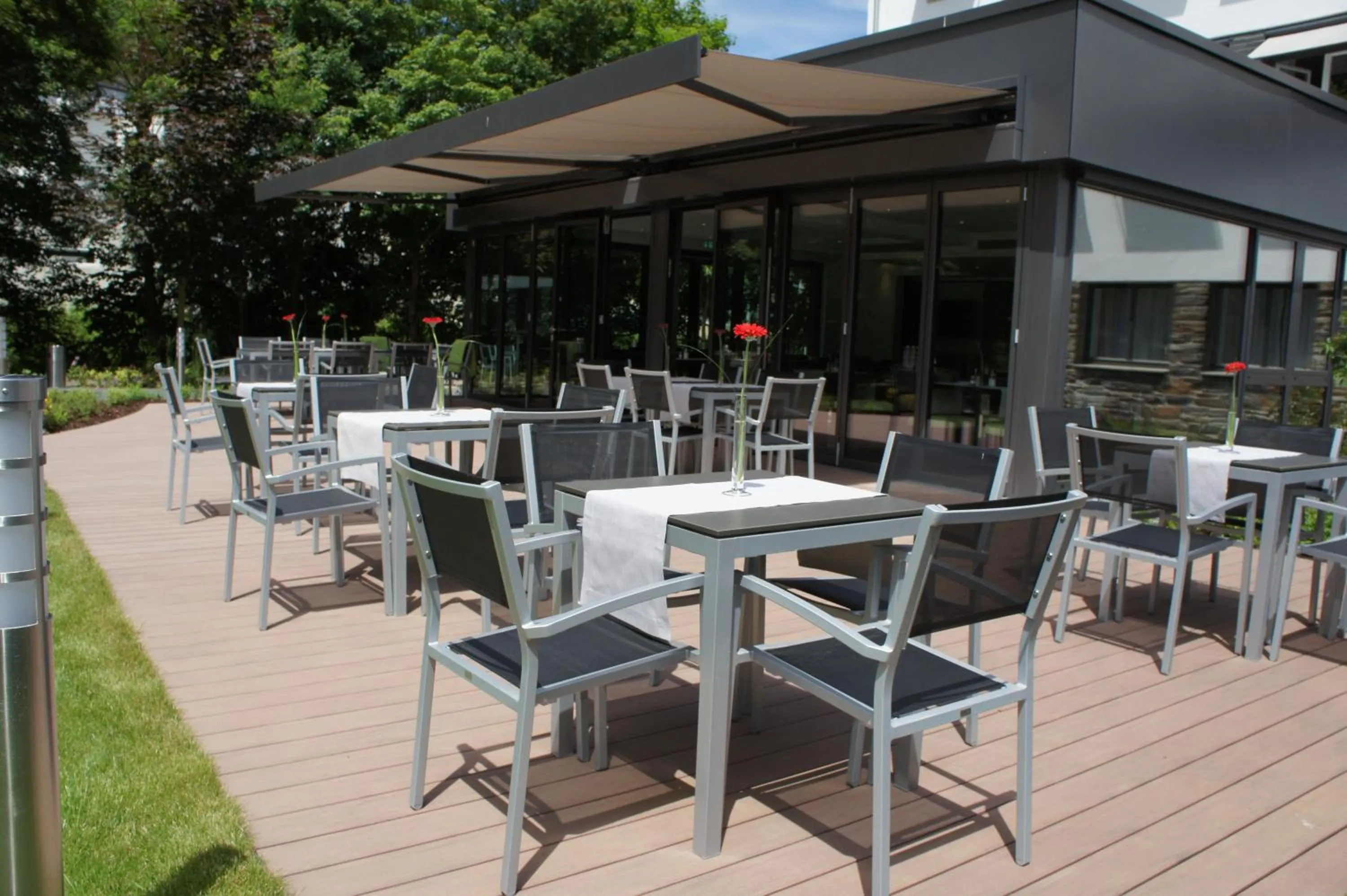 Patio in Hotel Im Schulhaus