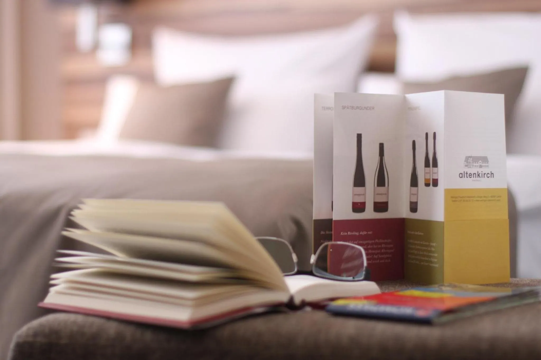 Decorative detail, Bed in Hotel Im Schulhaus