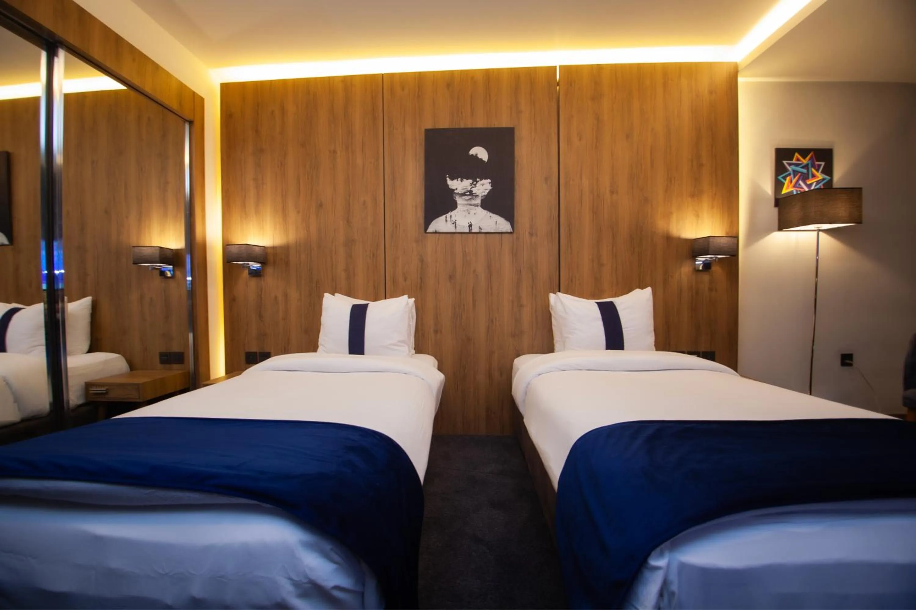 Bed in Monarch Hotel Amman