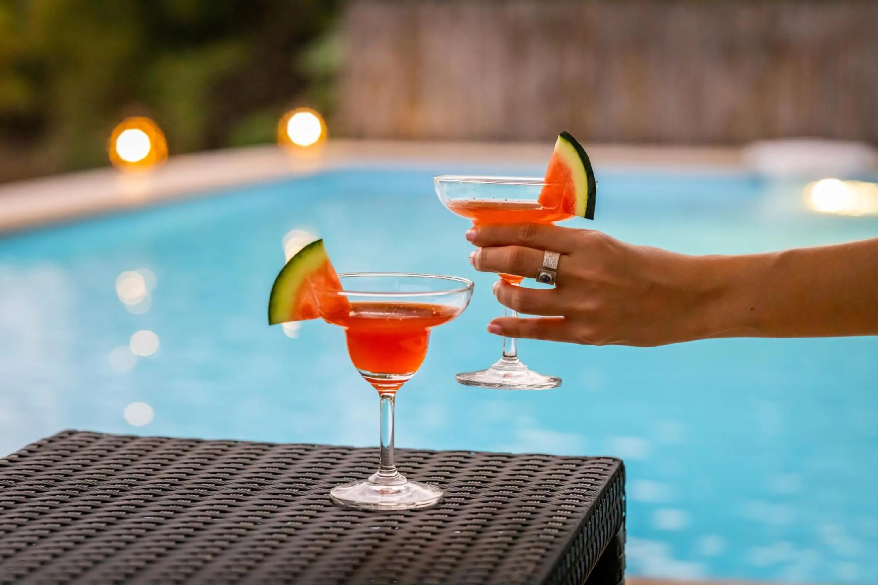Swimming pool in The Sanctuary Pakbeng Lodge