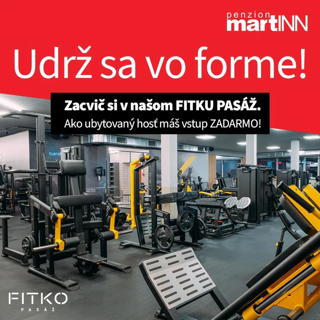 Fitness centre/facilities in Penzion MartInn