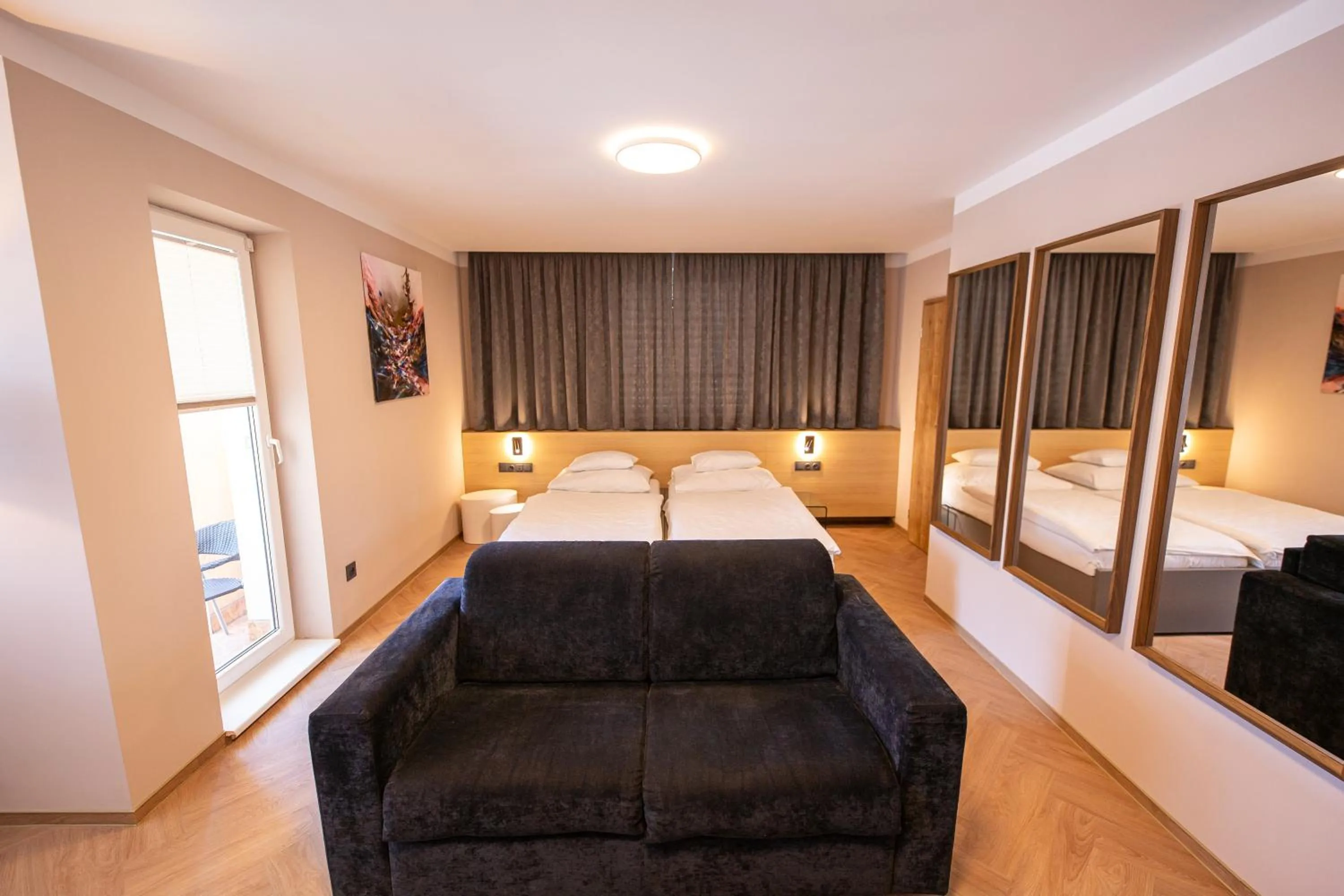 Living room, Bed in Penzion MartInn