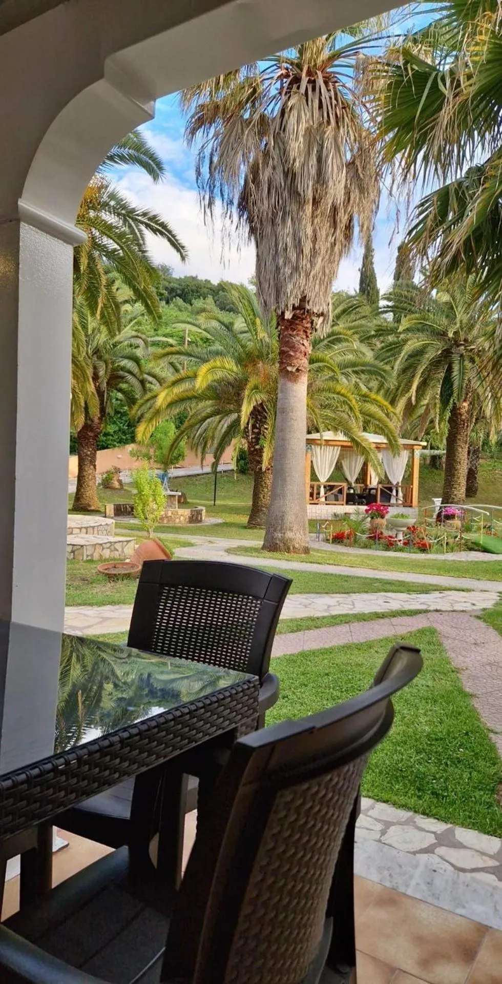 Garden view in ABC Sweet Home