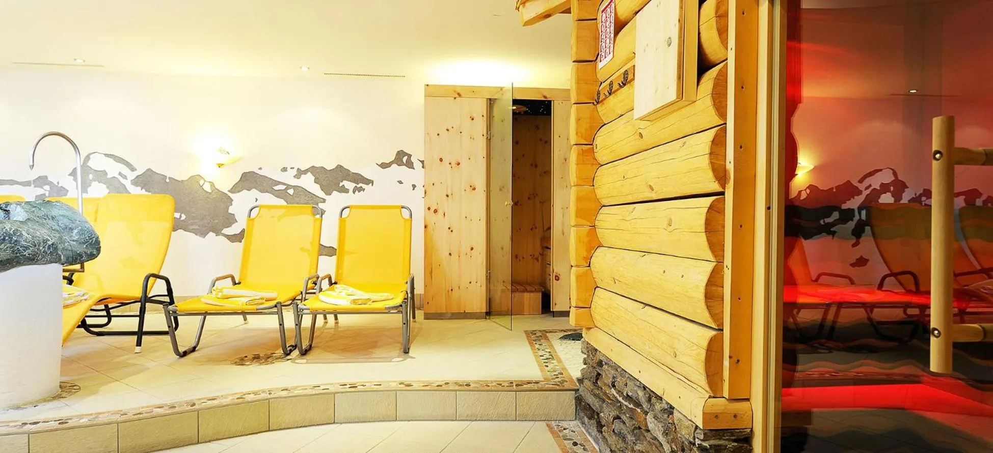 Sauna in Hotel Kristall B&B