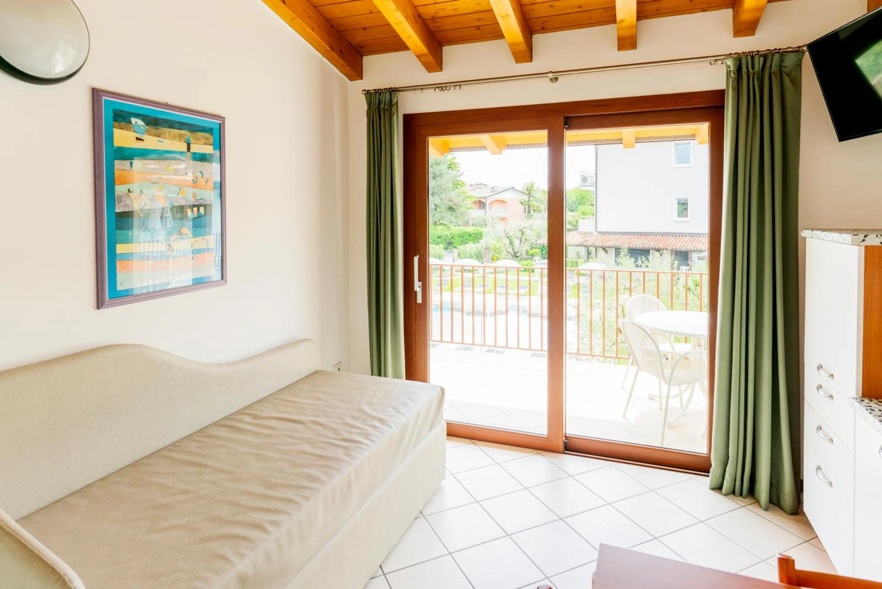 Seating area, Bed in Residence Molino - Holiday Apartments