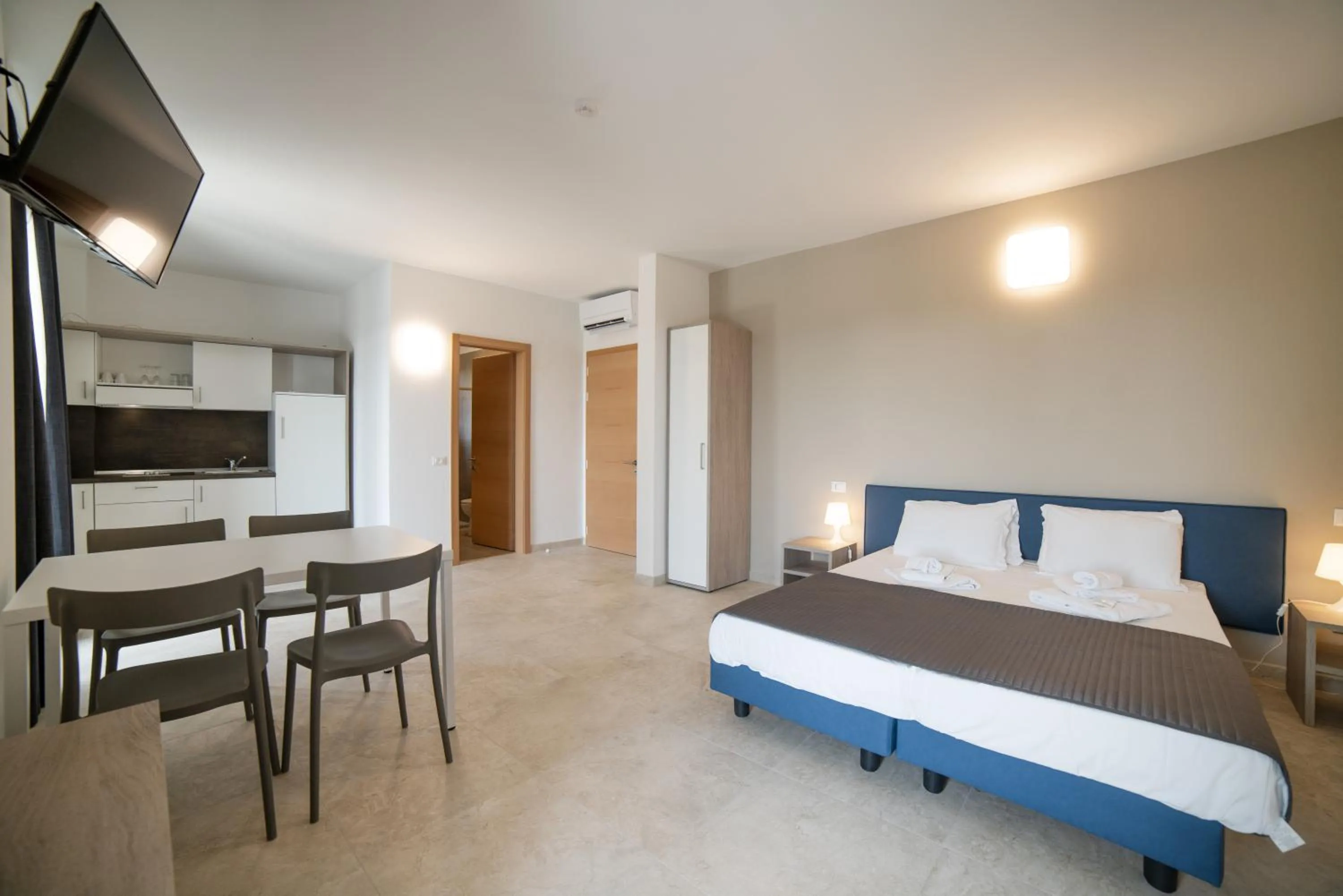 kitchen, Bed in Residence Molino - Holiday Apartments