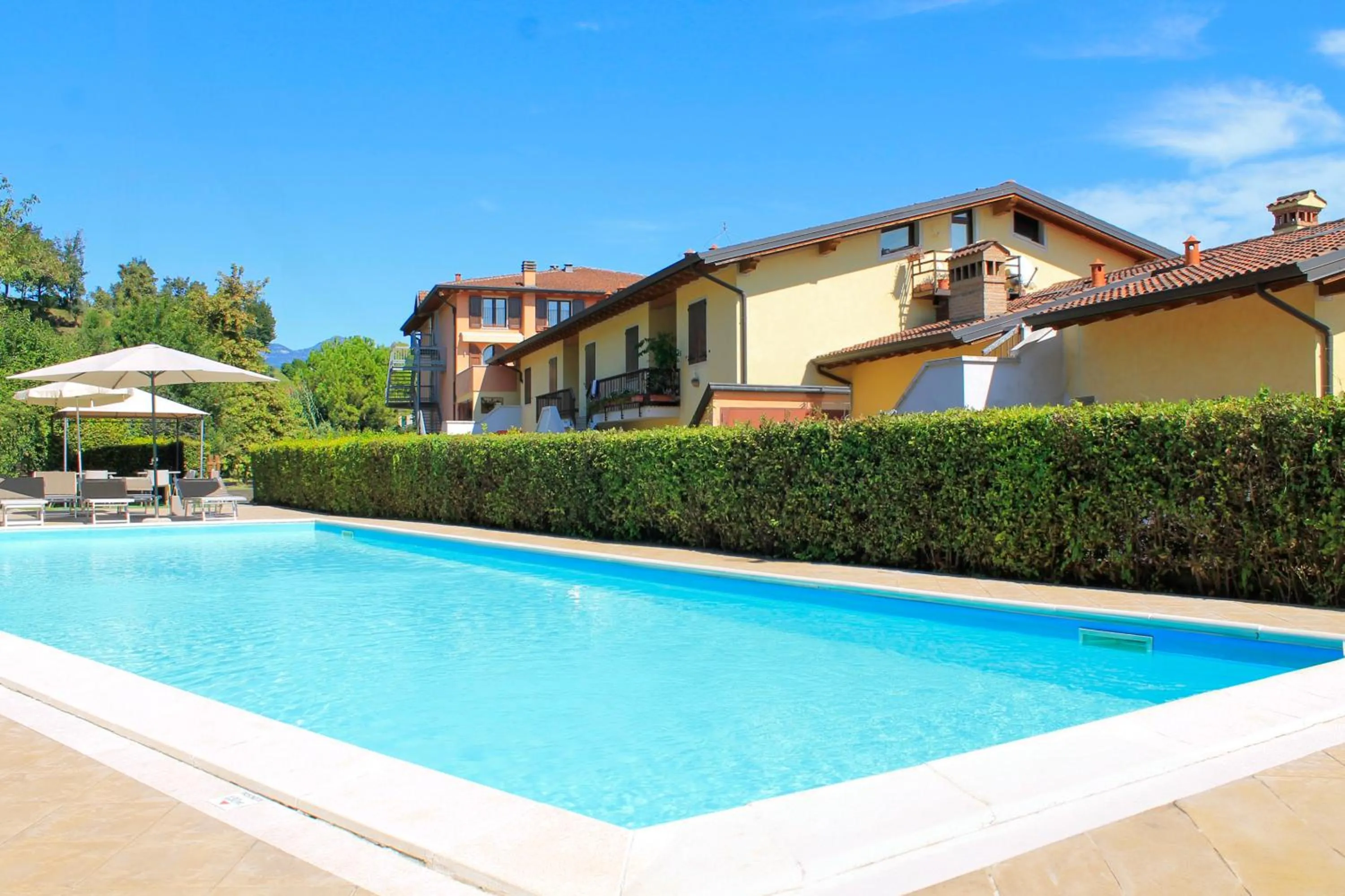 Pool view in AHG Donna Silvia Wellness Hotel