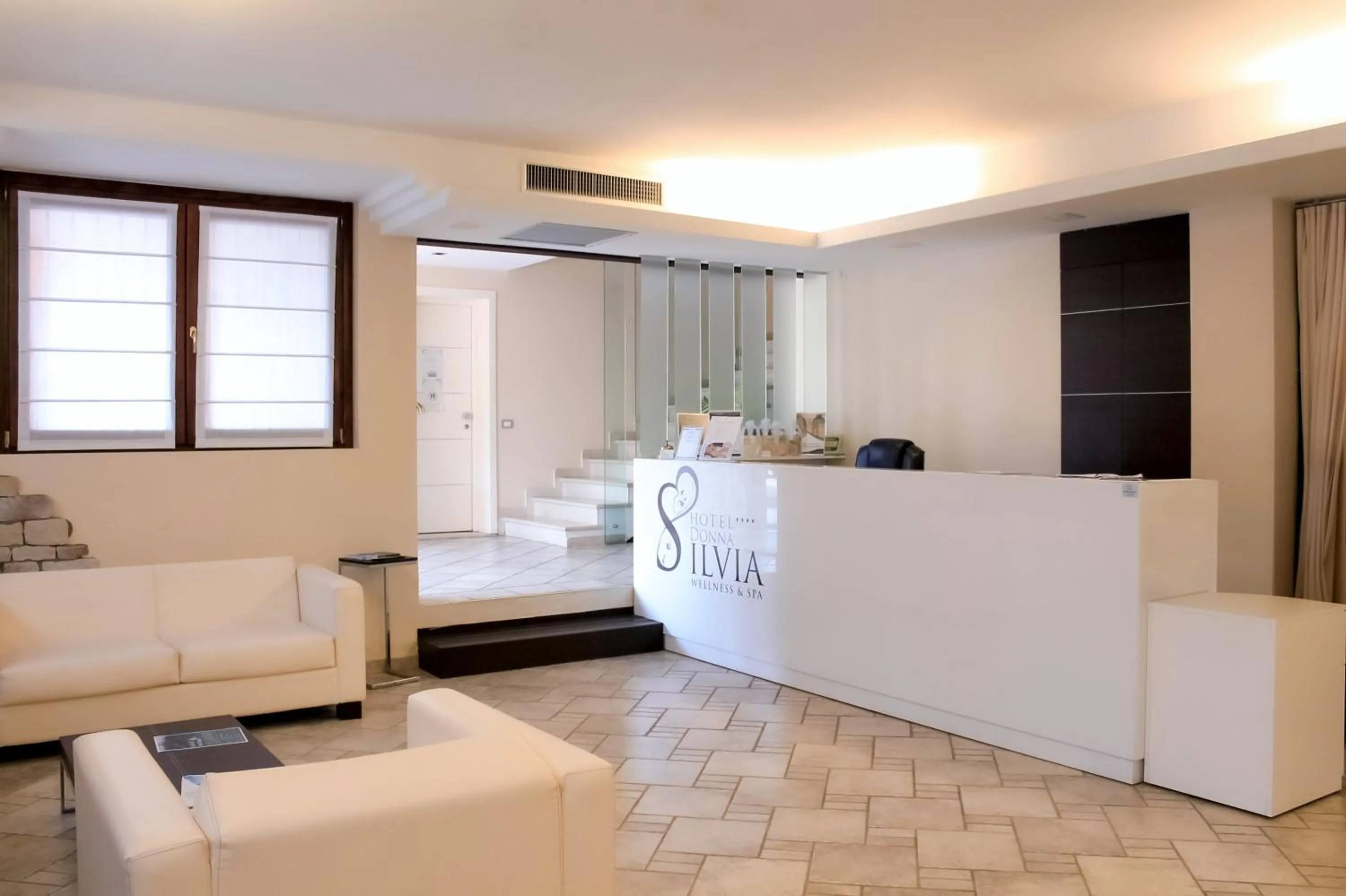 Lobby or reception, Bed in AHG Donna Silvia Wellness Hotel