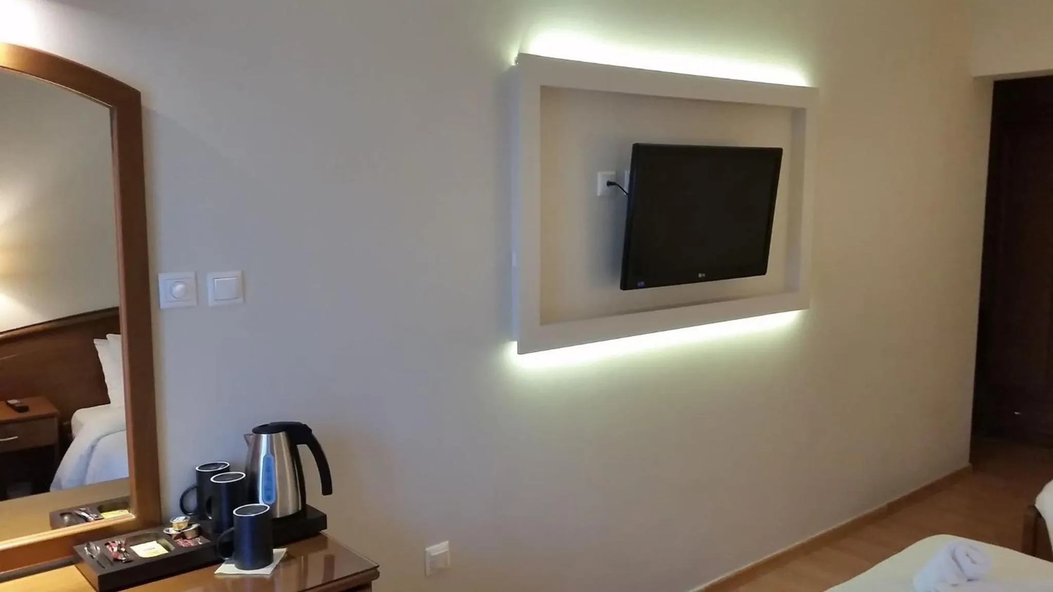 Bed in Xenios Dias Boutique Hotel