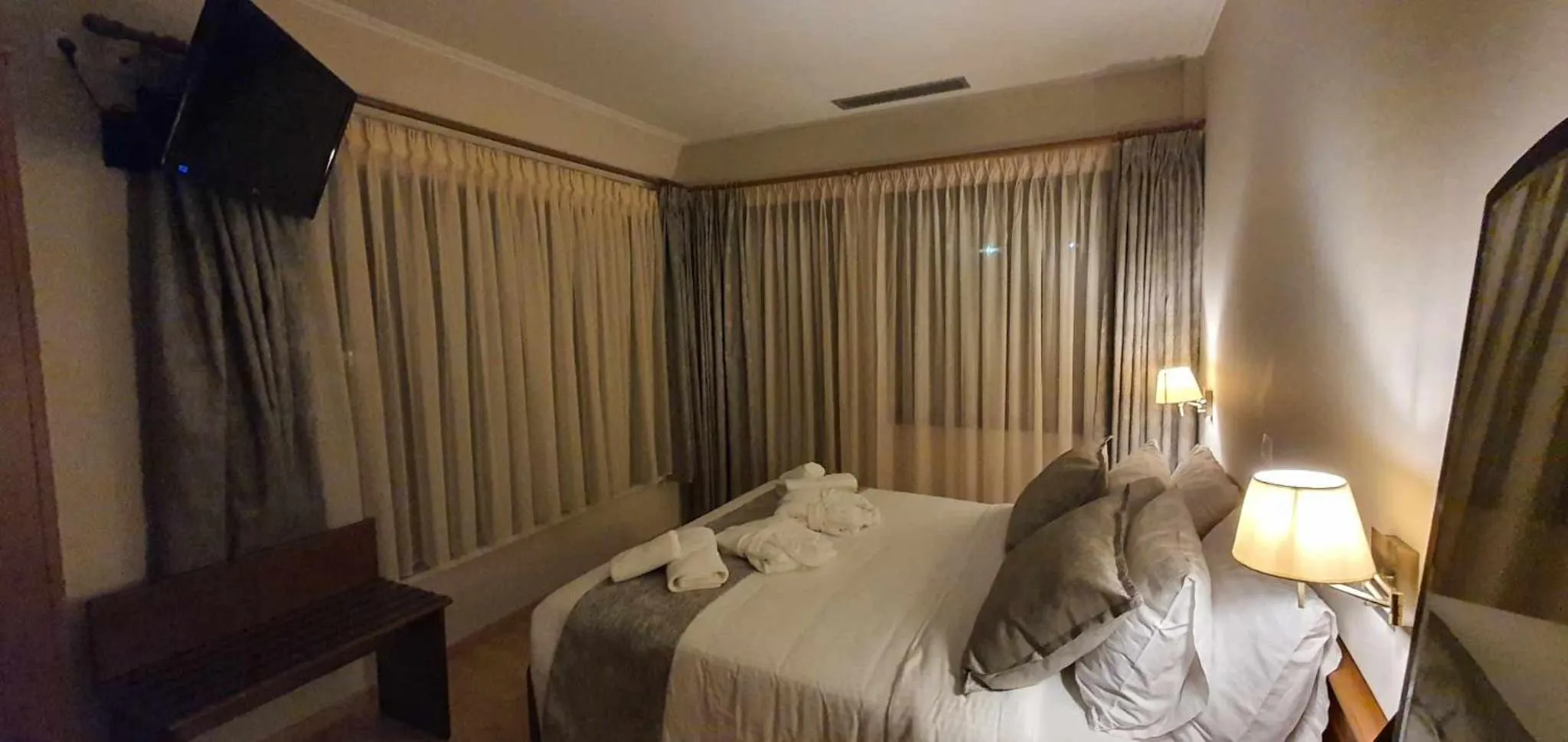 Bed in Xenios Dias Boutique Hotel