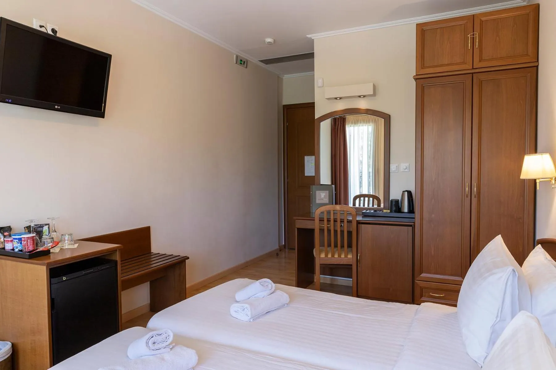 Bed in Xenios Dias Boutique Hotel