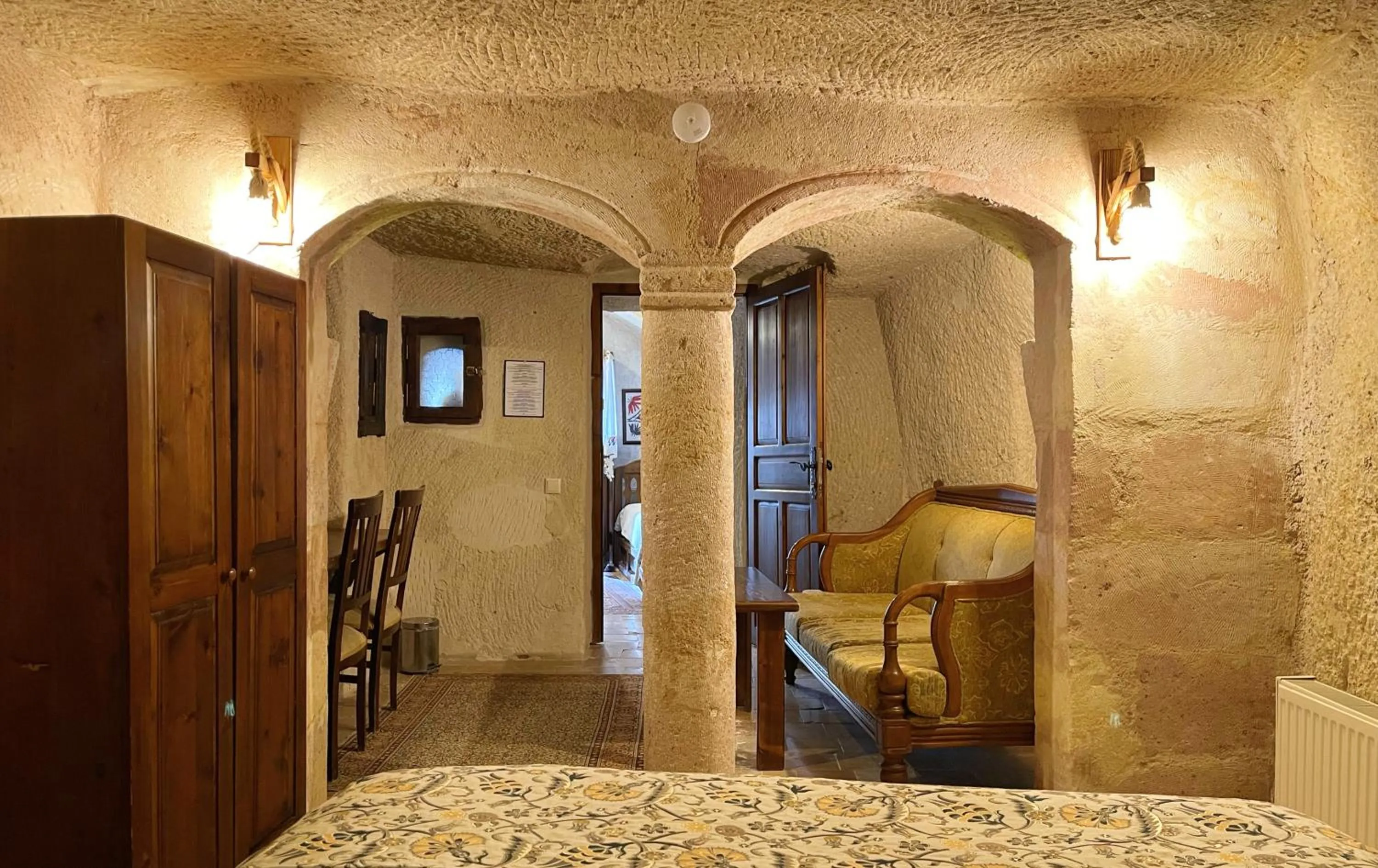 Bed in Gedik Cave Hotel