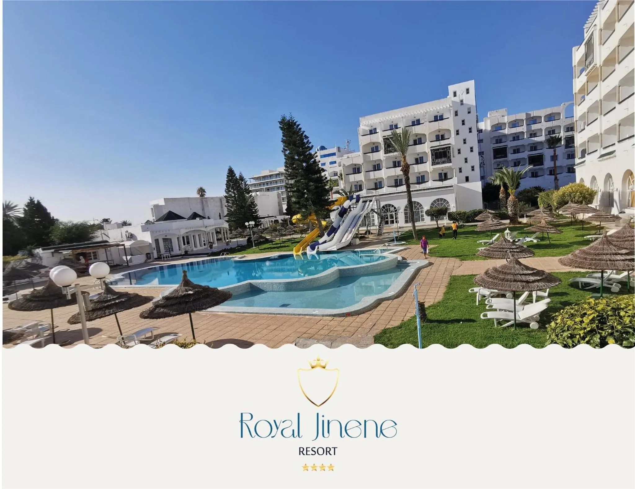 Swimming pool in Hotel Royal Jinene Sousse